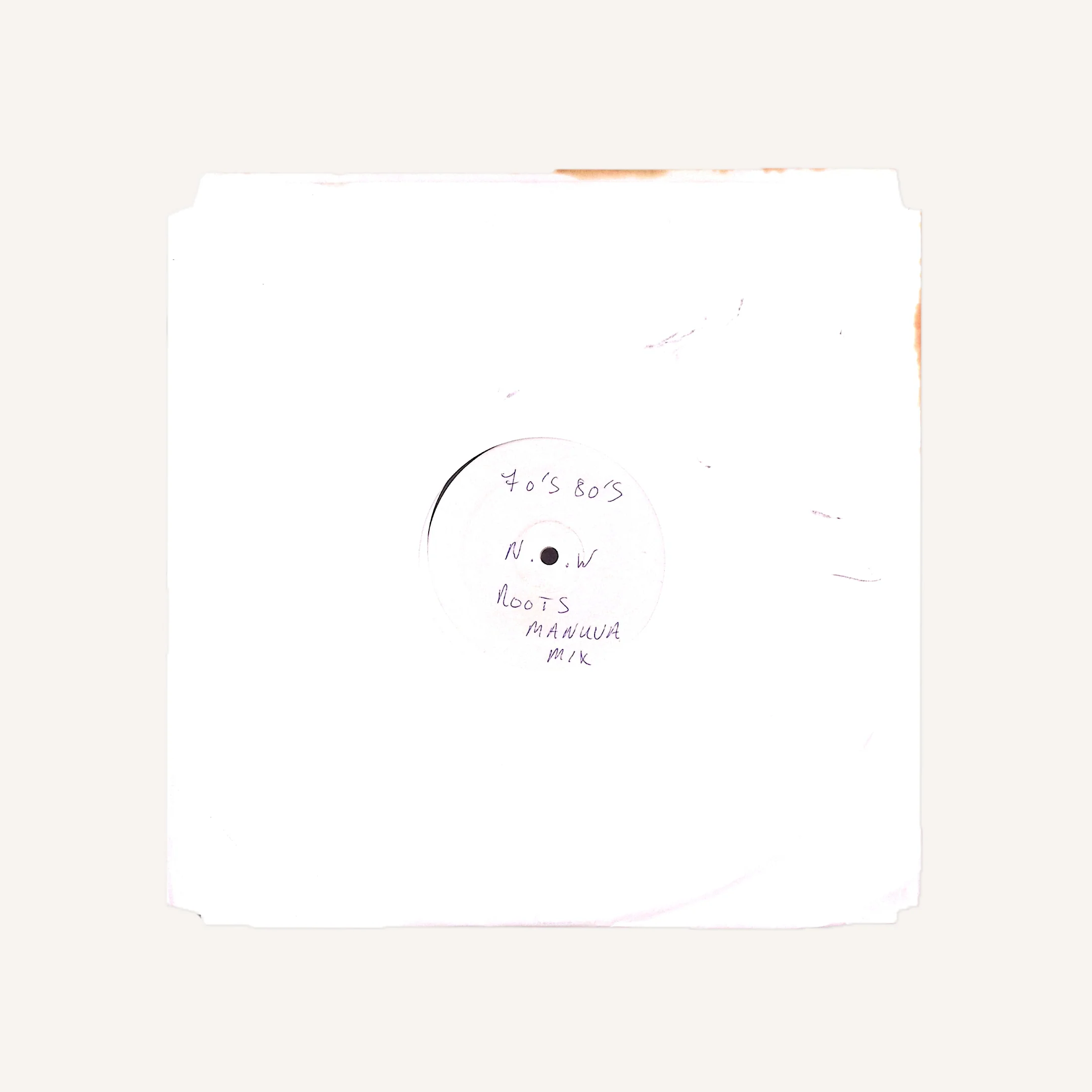 (Signed) 70's/80's Roots Manuva Mix White Label