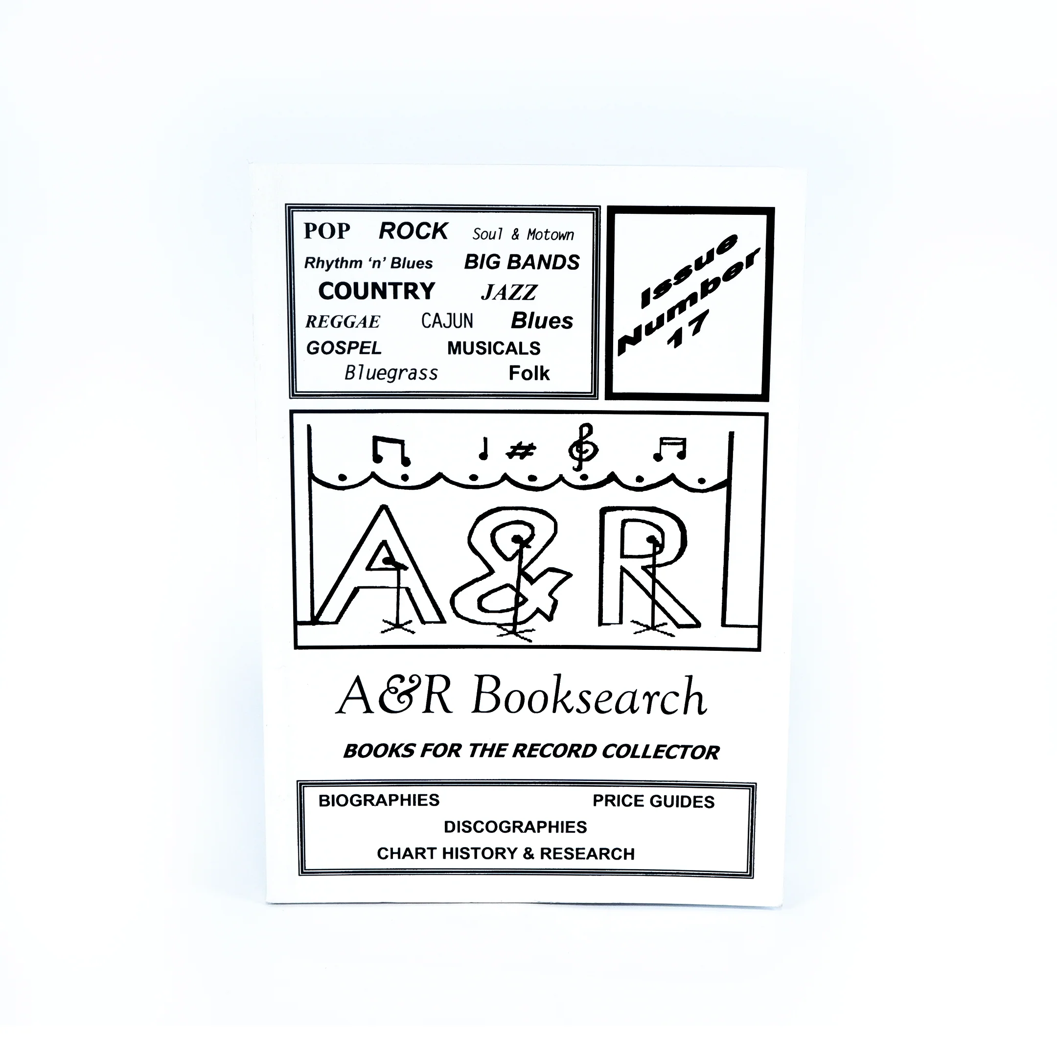 "A&R Booksearch Books for the Record Collector" Issue Number 17, 2001 A&R Booksearch