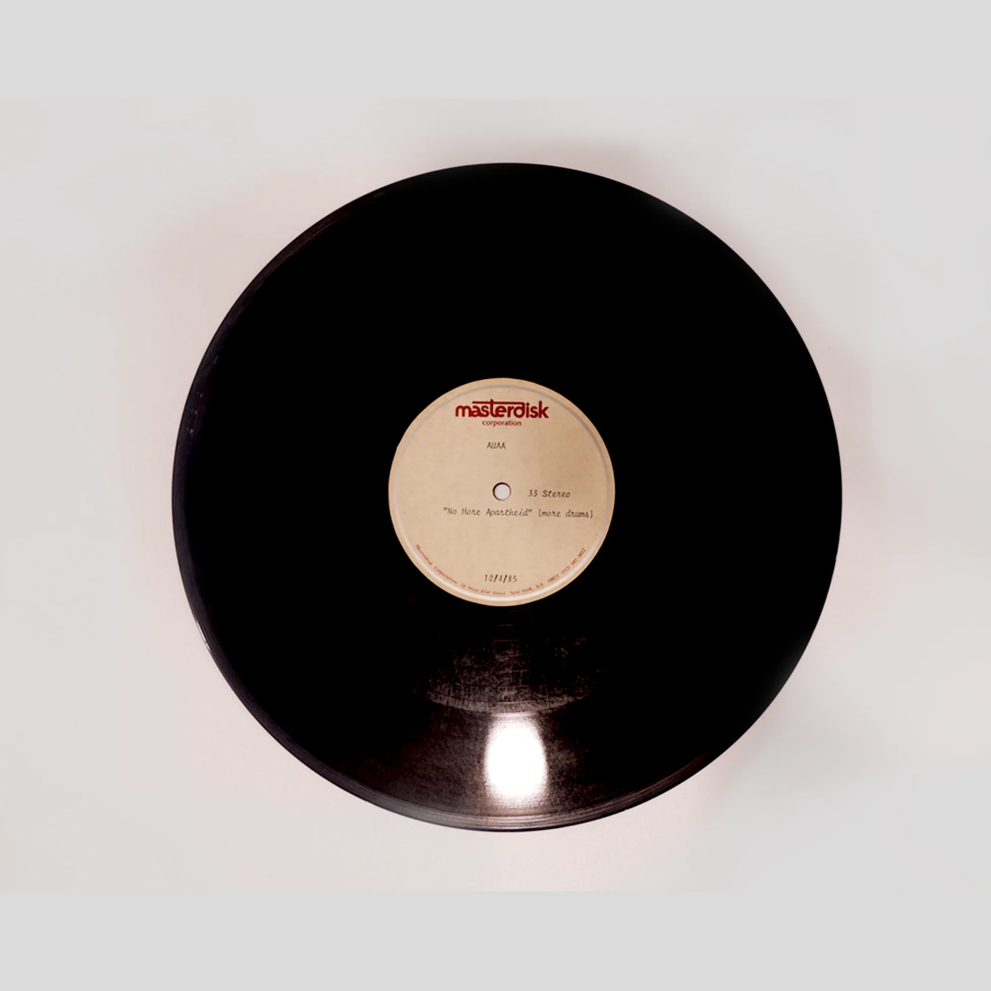auaa 'no more aphartied' b/w 'Revolutionary Situation' 85 (Acetate) - Image 2