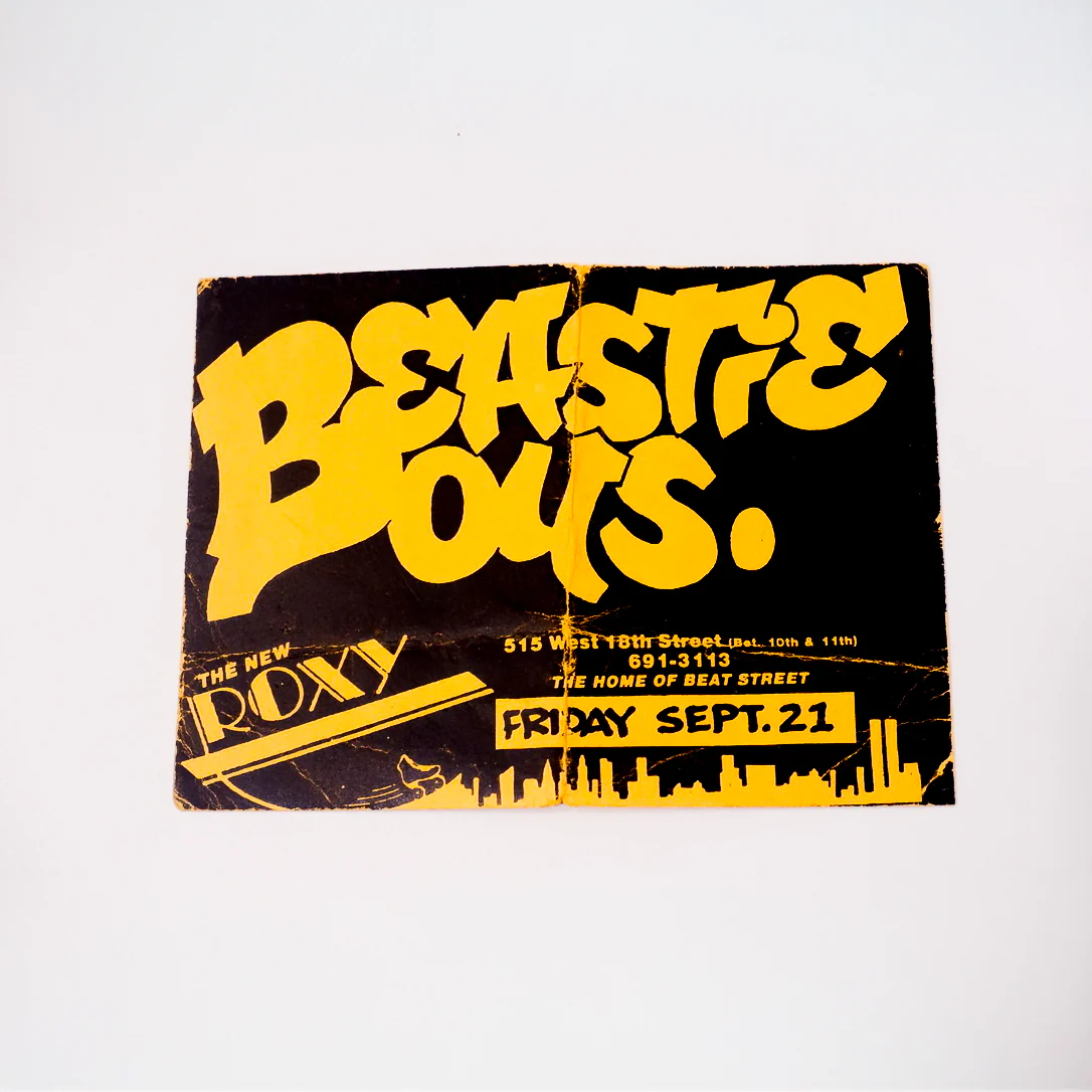 Beastie Boys – Original Roxy Flyer (1980s, NYC)
