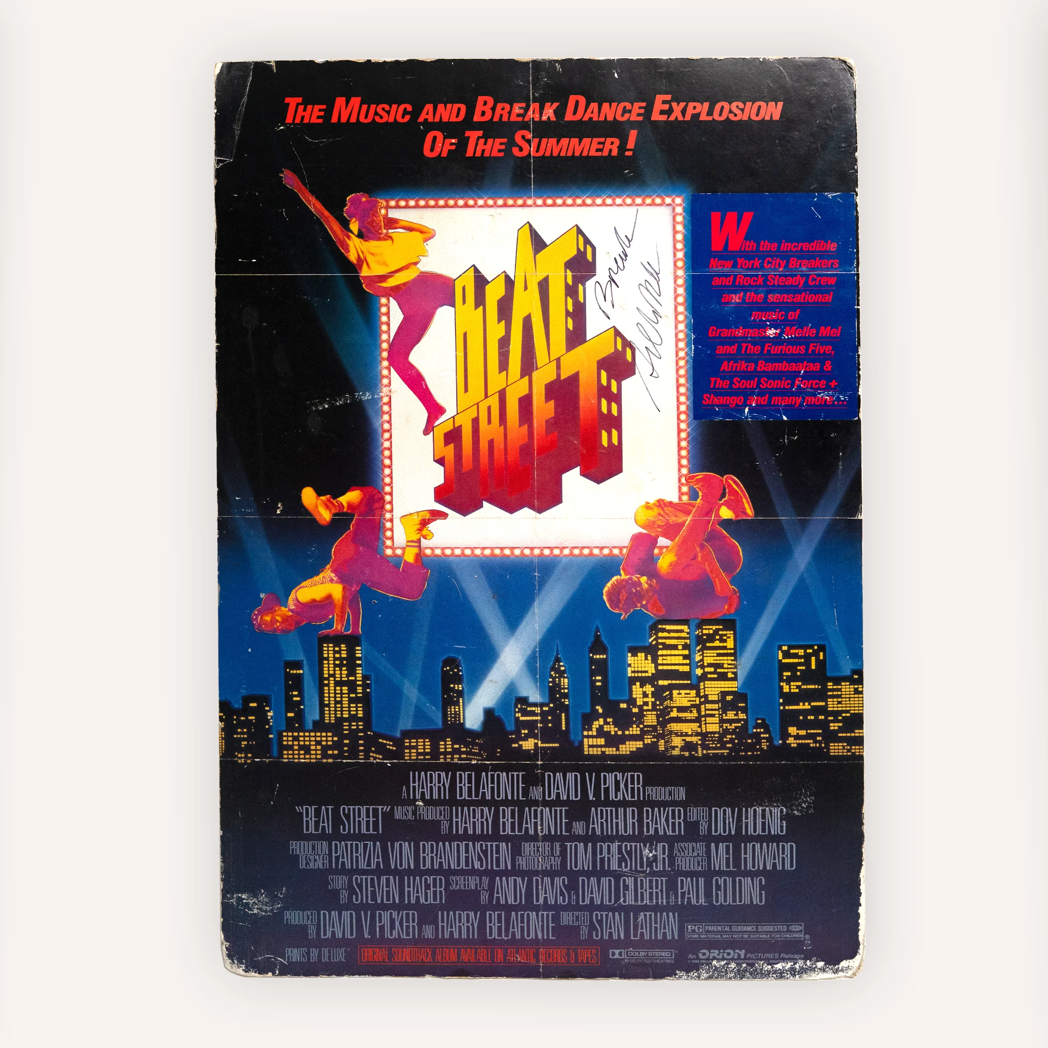 Beat Street Original Poster (Signed Arthur Baker) - Image 2