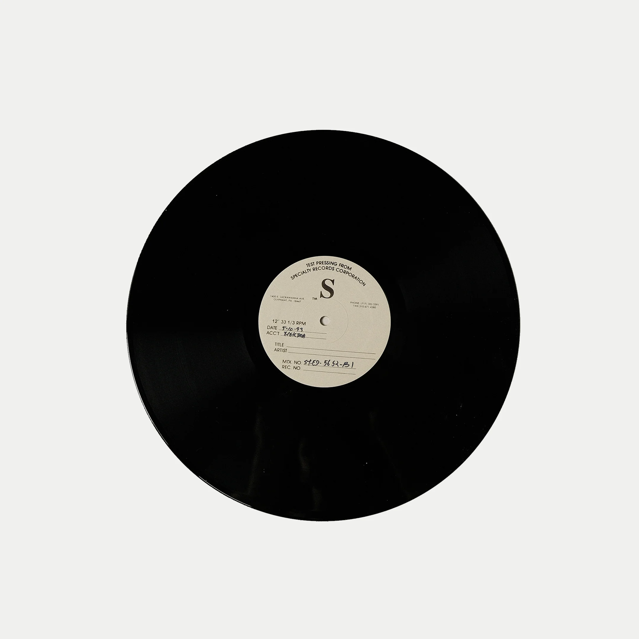 Lot 5: Björk – “Violently Happy” (Masters at Work Remix) Test Pressing – Early Approval Copy - Image 2