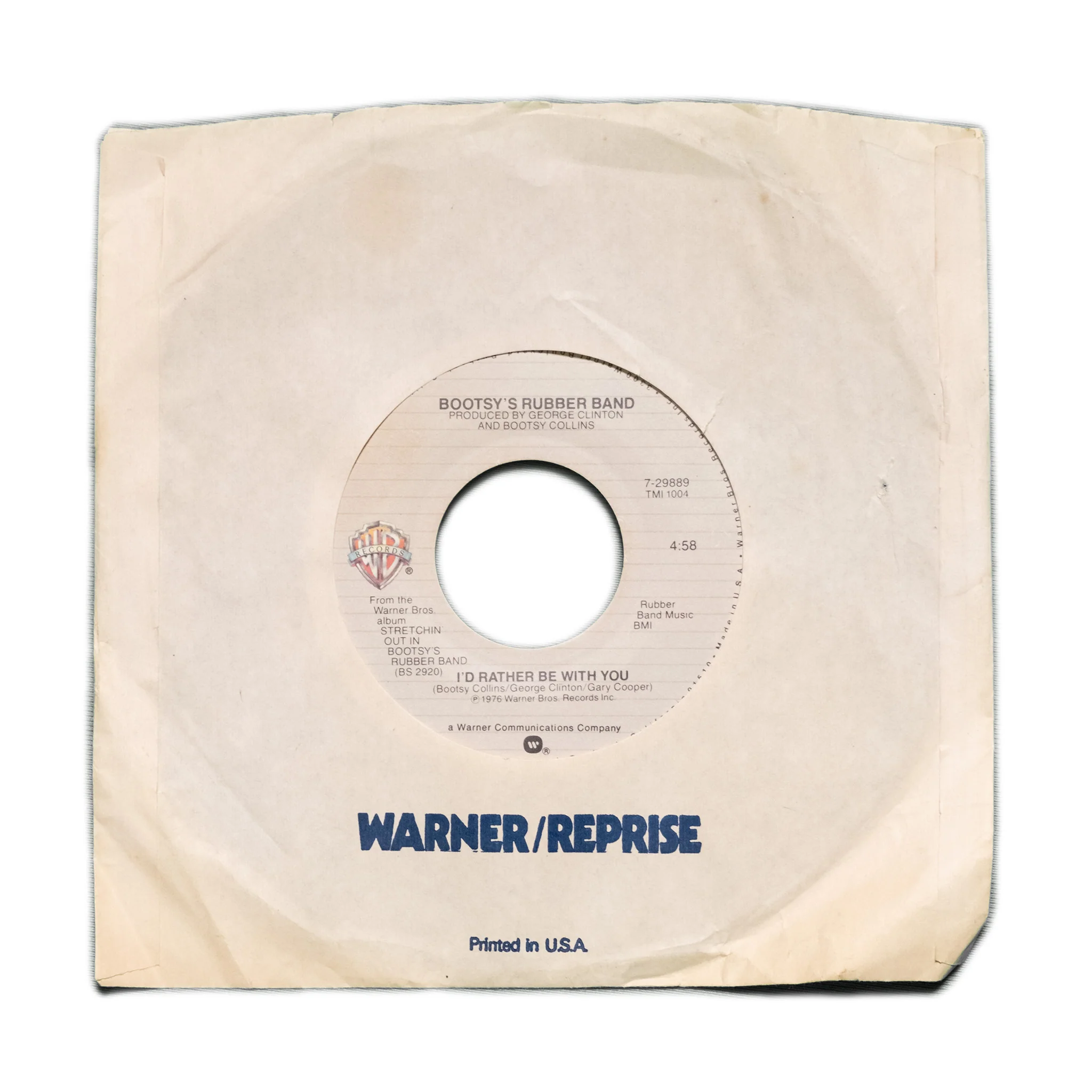 “Body Slam!” b/w “I’d Rather Be With You” 7-inch, 1982 - Image 3