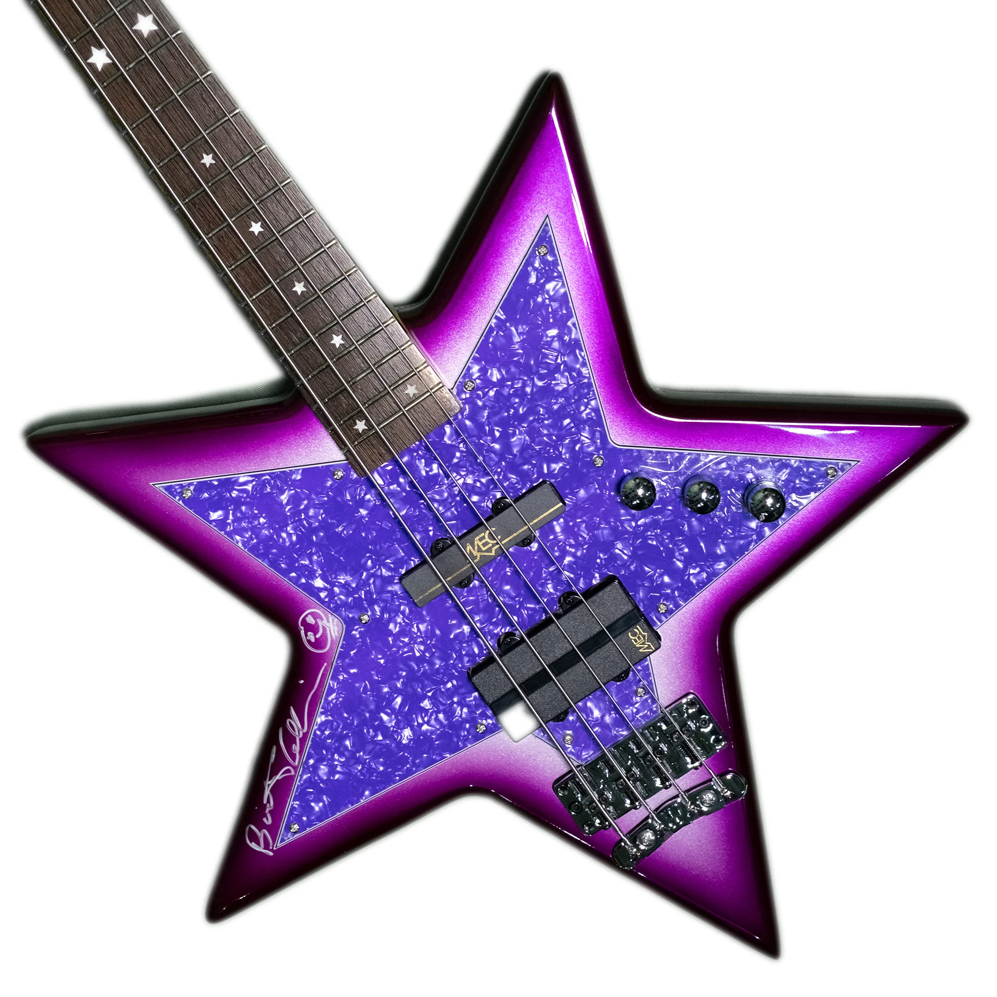 Bootsy's Warwick RockBass Artist Line Bootsy Collins Space Bass (signed), 2014 - Image 3