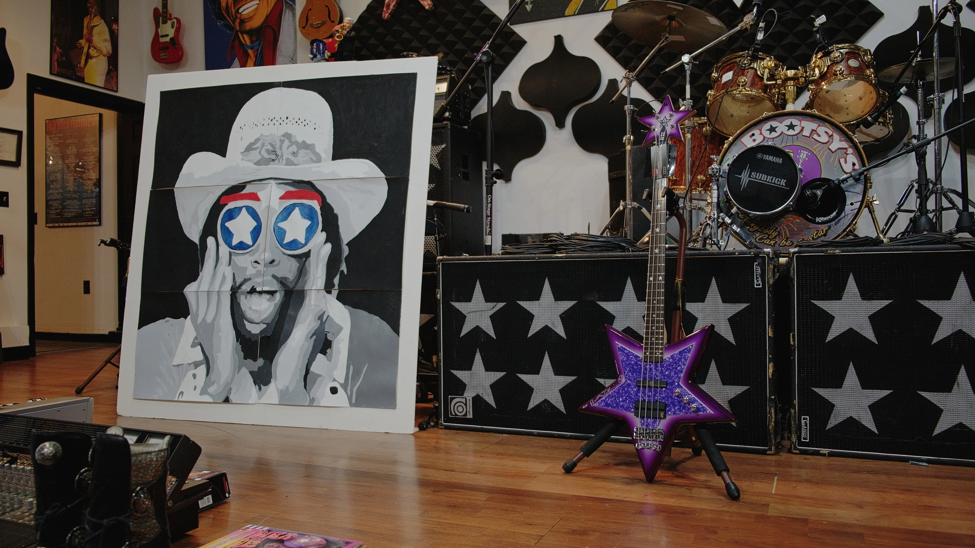 Bootsy's Warwick RockBass Artist Line Bootsy Collins Space Bass (signed), 2014 - Image 4