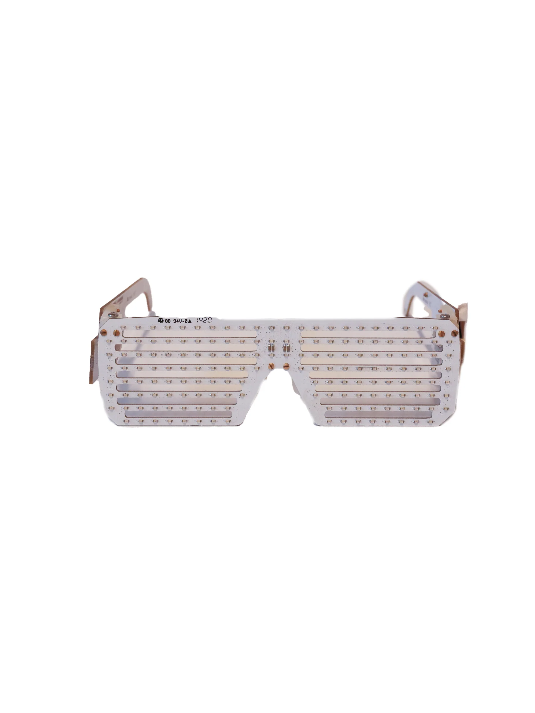 Classic DāM FunK Sunglasses - Shiney silver LED