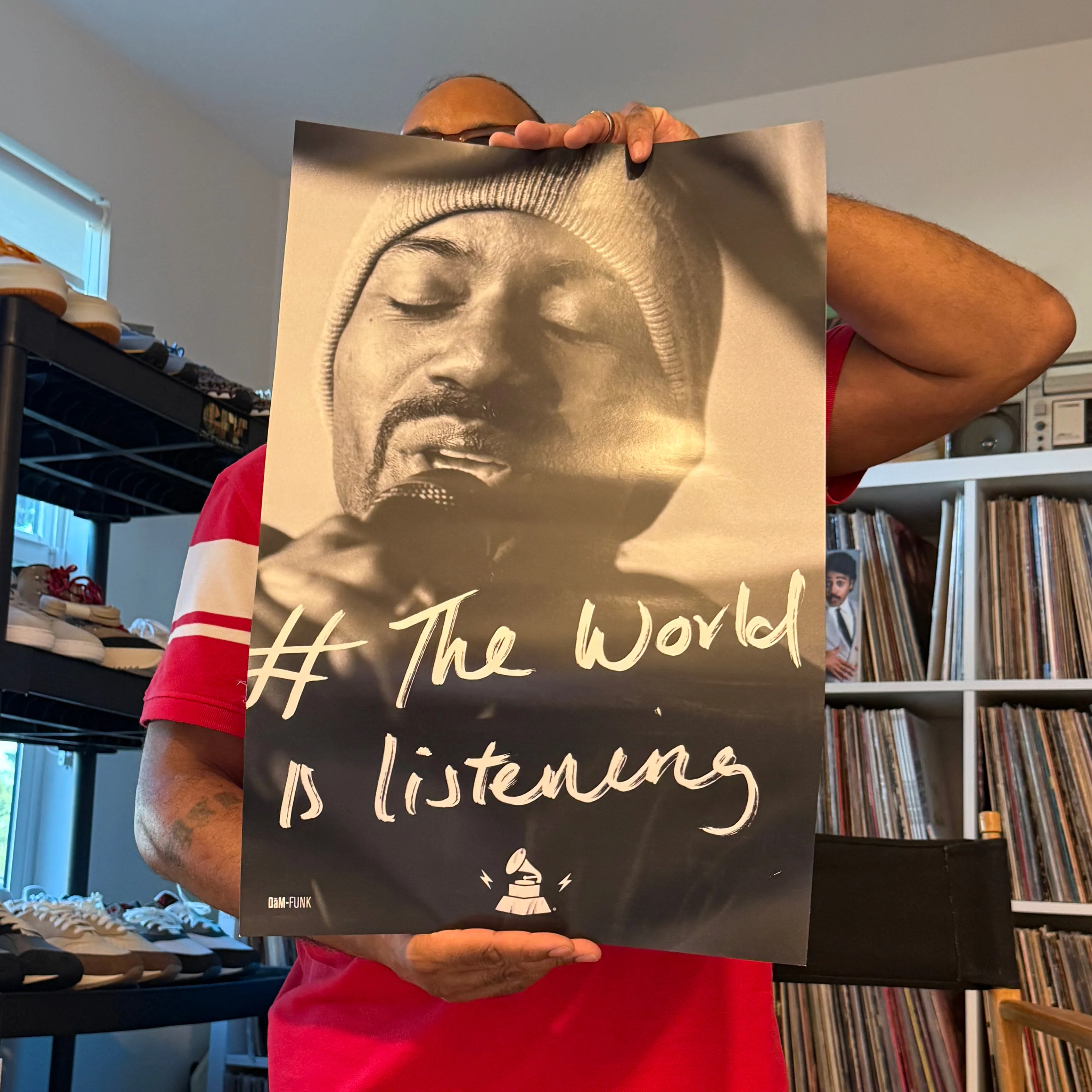 DâM-FunK Listening Poster (#The world is listening)
