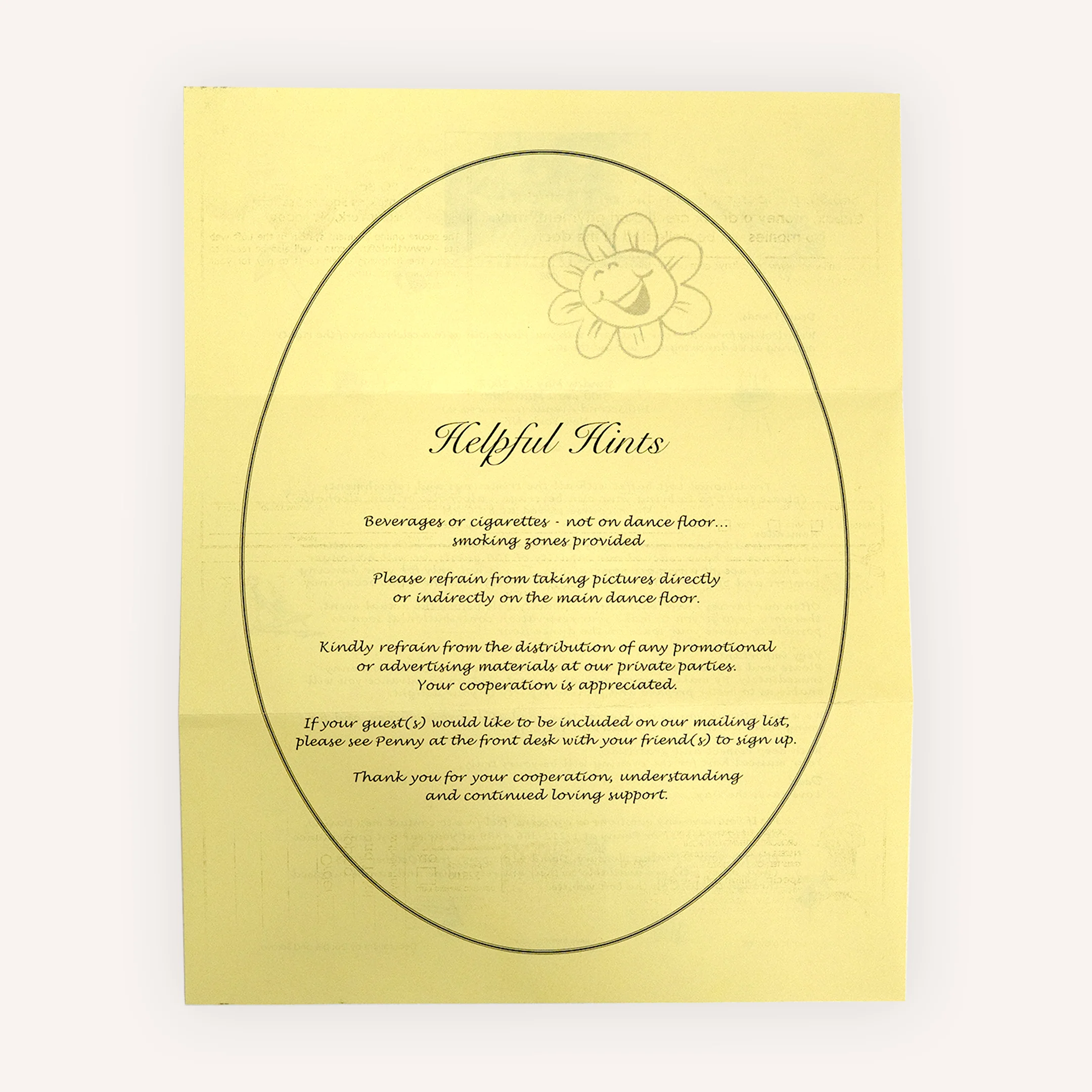 David Mancuso - ‘The Loft’ Mailed Invitation Packet - Image 6