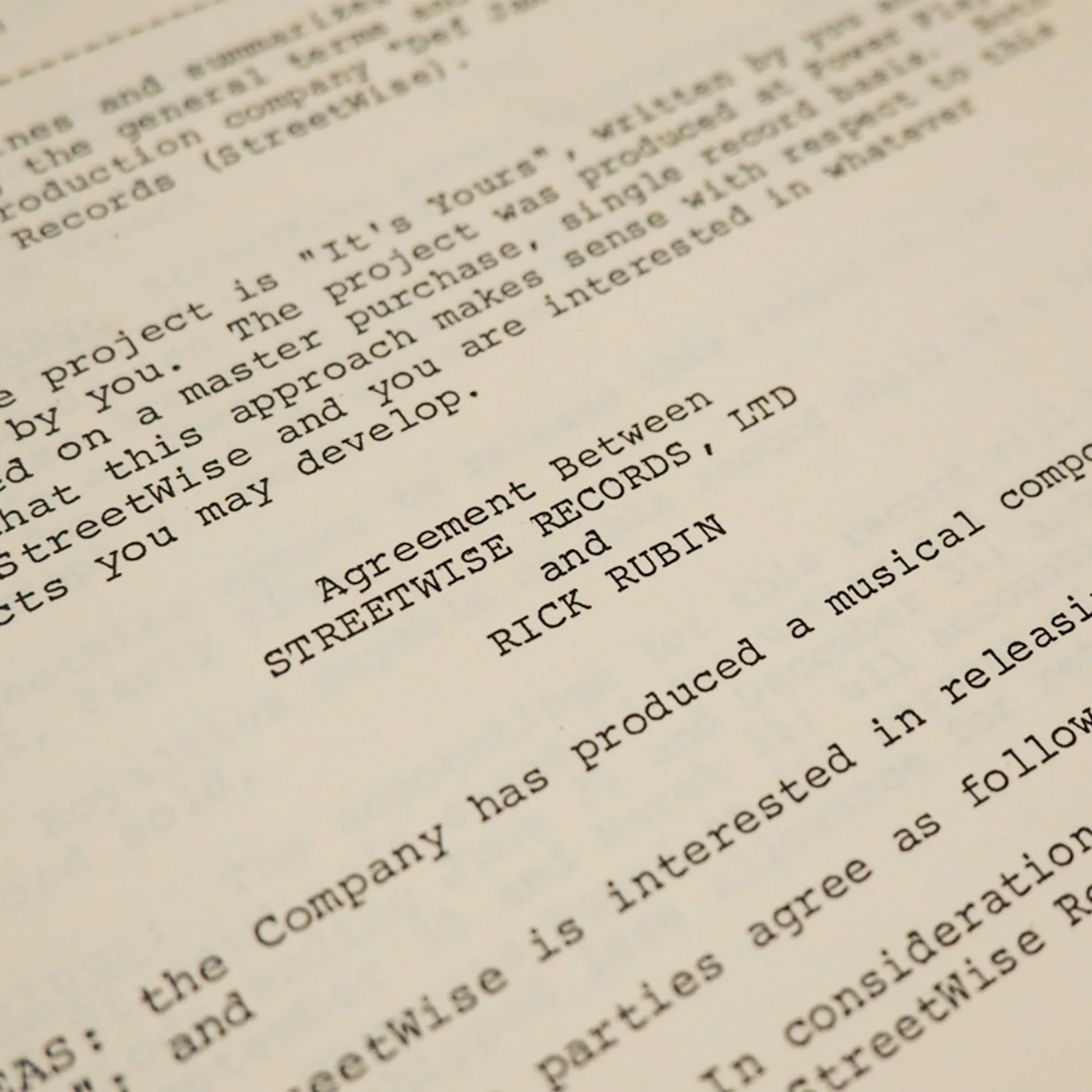 Def Jam Records – First-Ever Signed Contract (Rick Rubin 1984) - Image 4