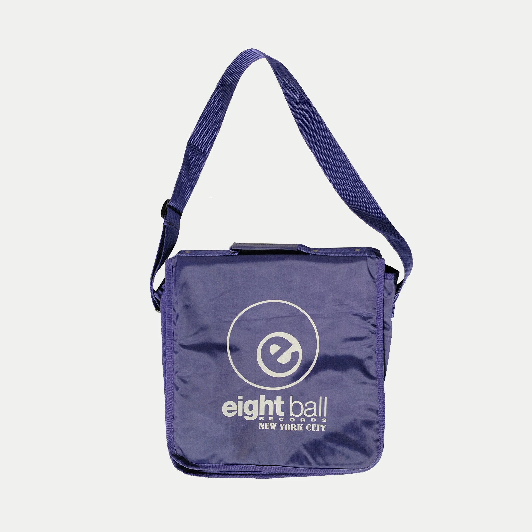 Lot 15: Eight-Ball Records Vinyl Bag – Rare - Holds ~25 Records