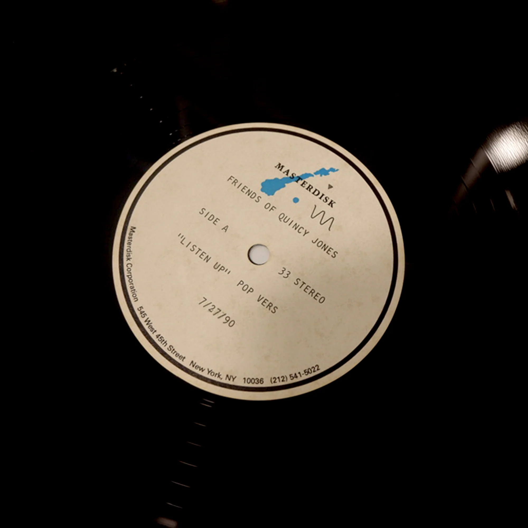 Friends of Quincy Jones 'Listen Up' 90 (Acetate) - Image 5