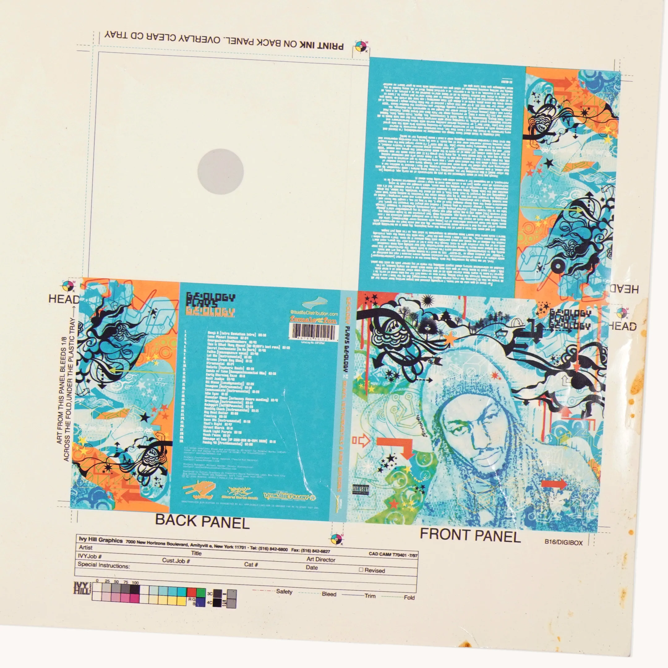GE-OLOGY plays GE-OLOGY — Complete Album Artifact Package - Image 5