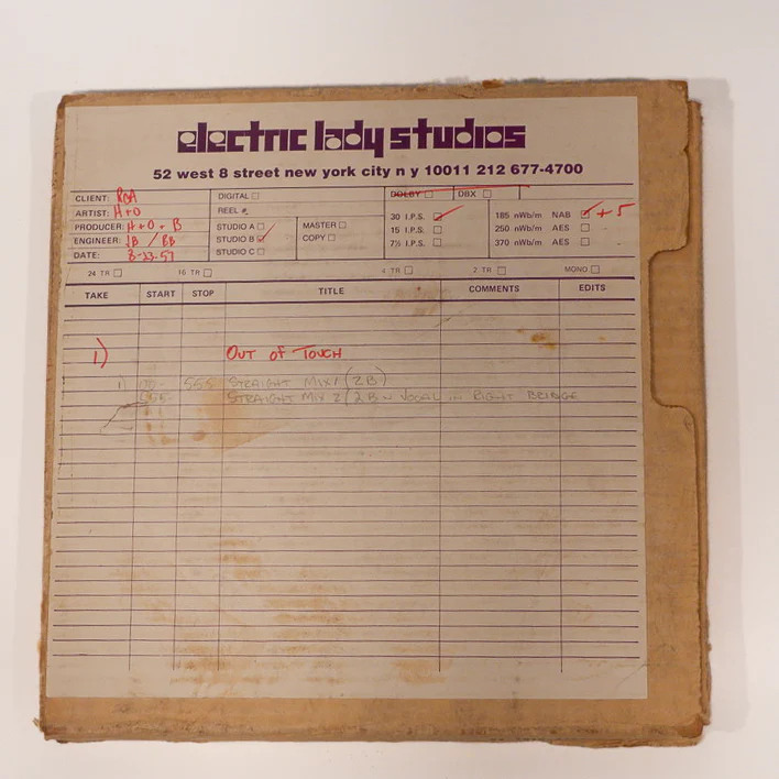 Hall & Oates – Out of Touch (1984) – Original Studio Tape