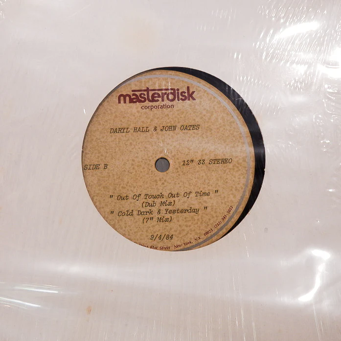 Hall & Oates – “Out of Touch” 7-Inch & Dub Mix (Arthur Baker Version)(Acetate) - Image 7