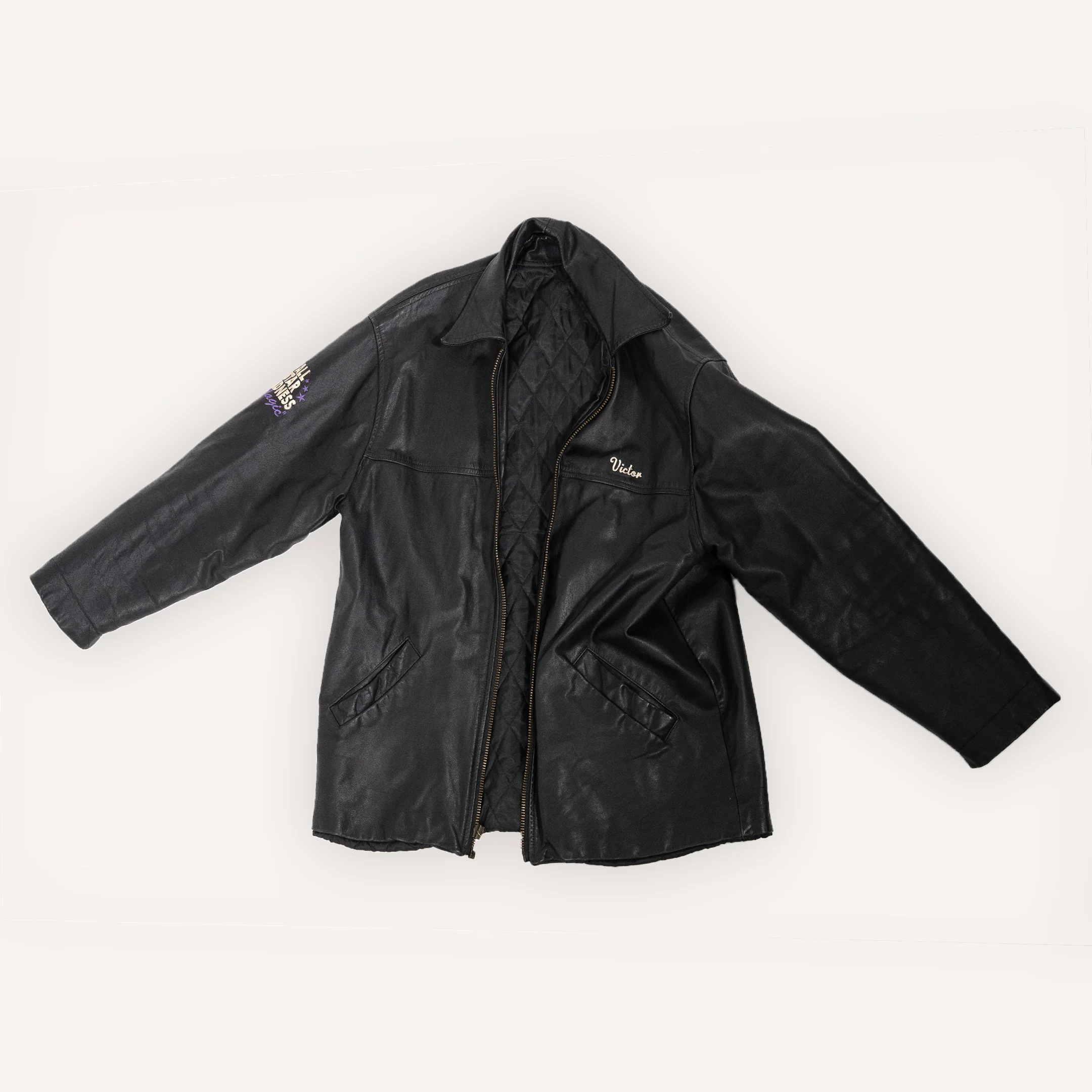 Henry Street Music - “Victor” Personalized Leather Jacket (1990s) - Image 3