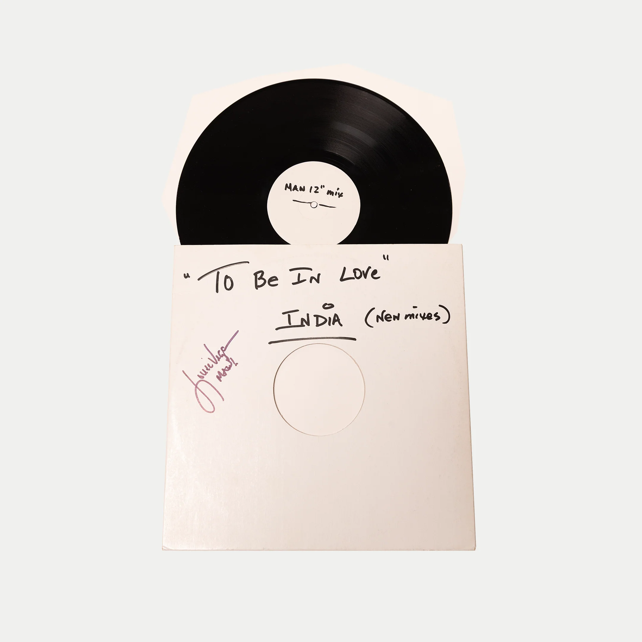 India - To Be In Love - White label (Louie vega personal copy)