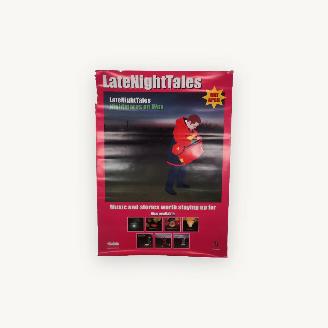 (Signed) Late Night Tales Poster A2 - Image 3