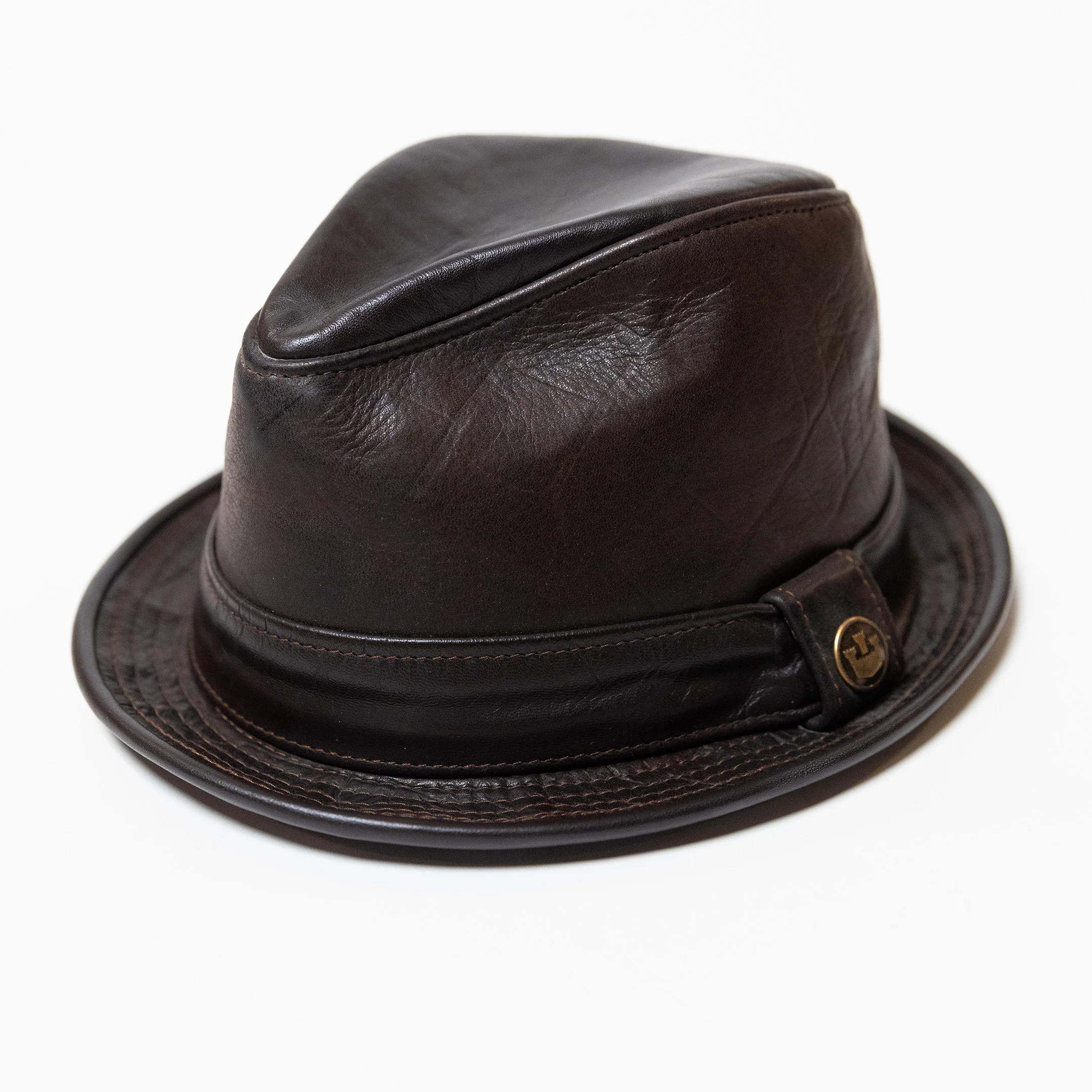 Leather Mini Fedoras – Goorin Bros. Custom Style (brown)