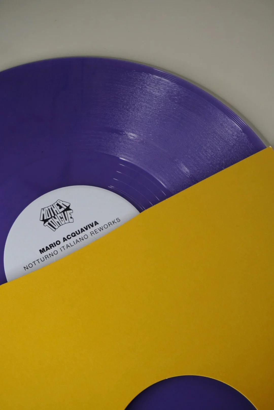 Mario Acquaviva "Notturno Italiano Reworks" (including Ron Trent remix) (purple) - Image 3