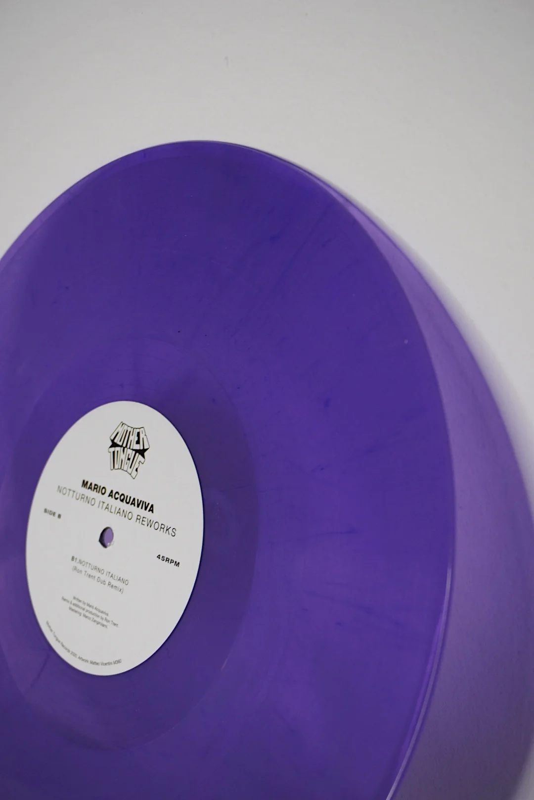 Mario Acquaviva "Notturno Italiano Reworks" (including Ron Trent remix) (purple) - Image 8