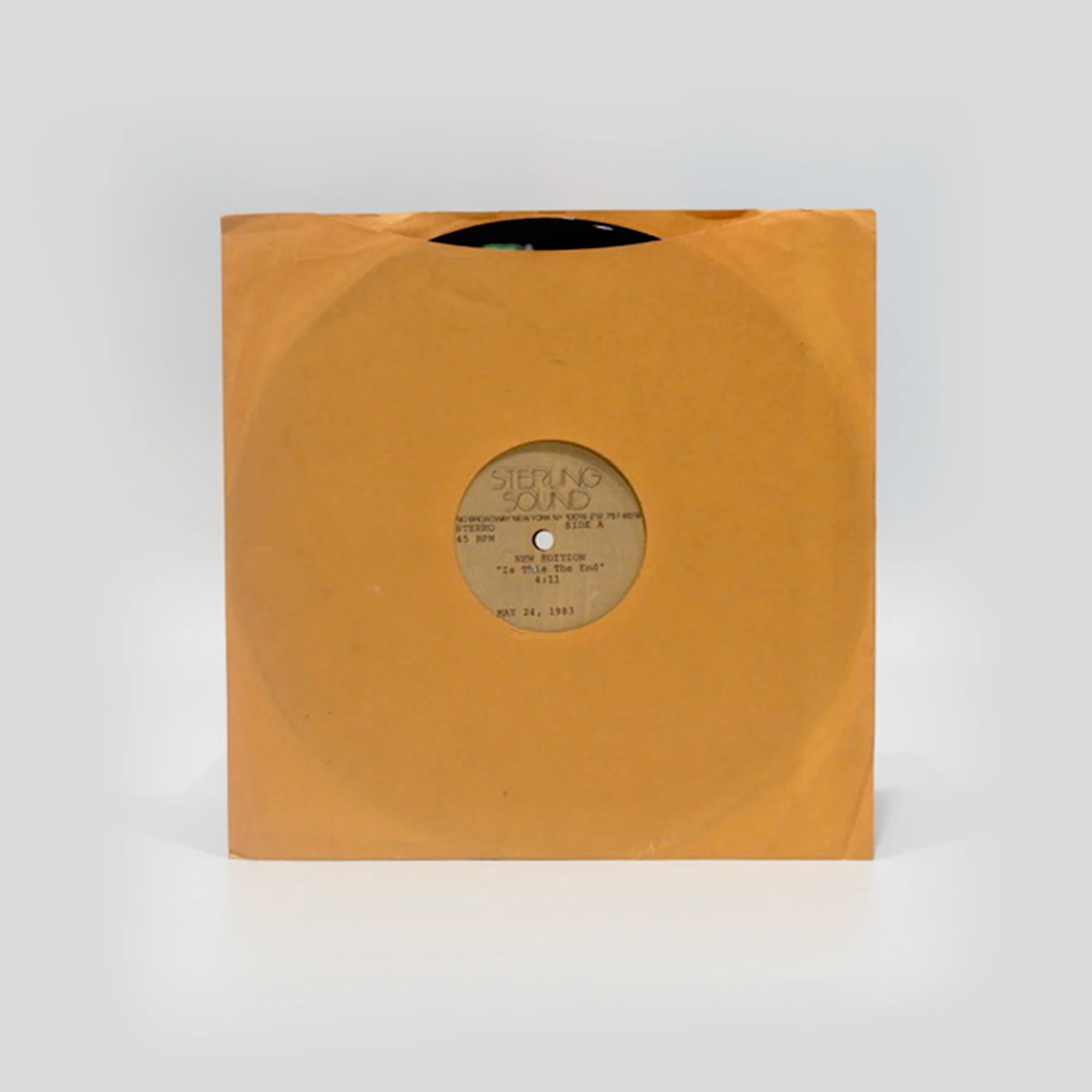 New Edition 'Is this the end' 1983 (Acetate) - Image 4