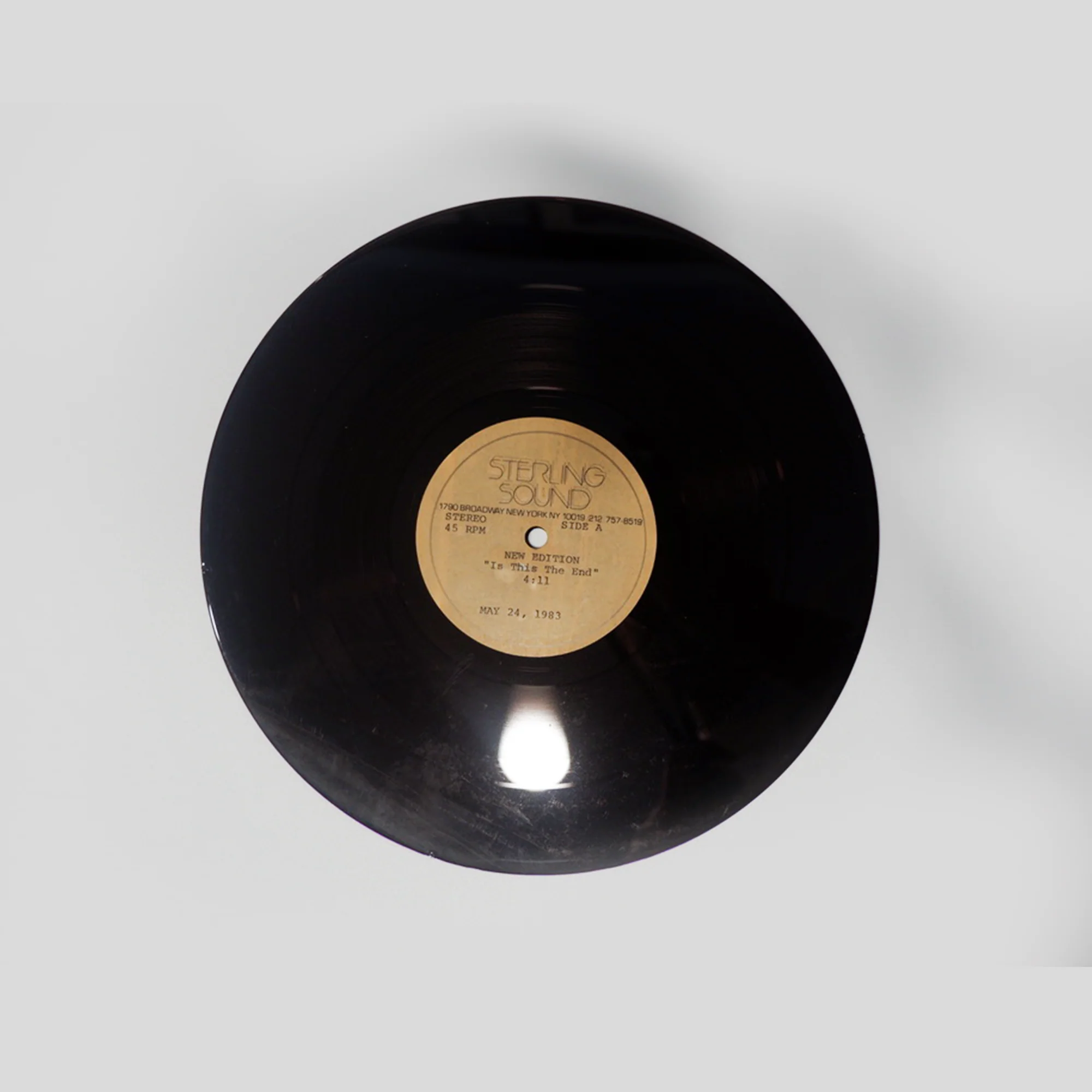 New Edition 'Is this the end' 1983 (Acetate) - Image 5