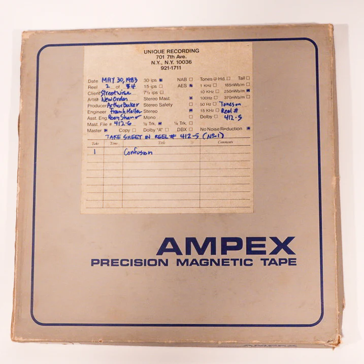 New Order – Confusion (1983) – Original Studio Tape - Image 9