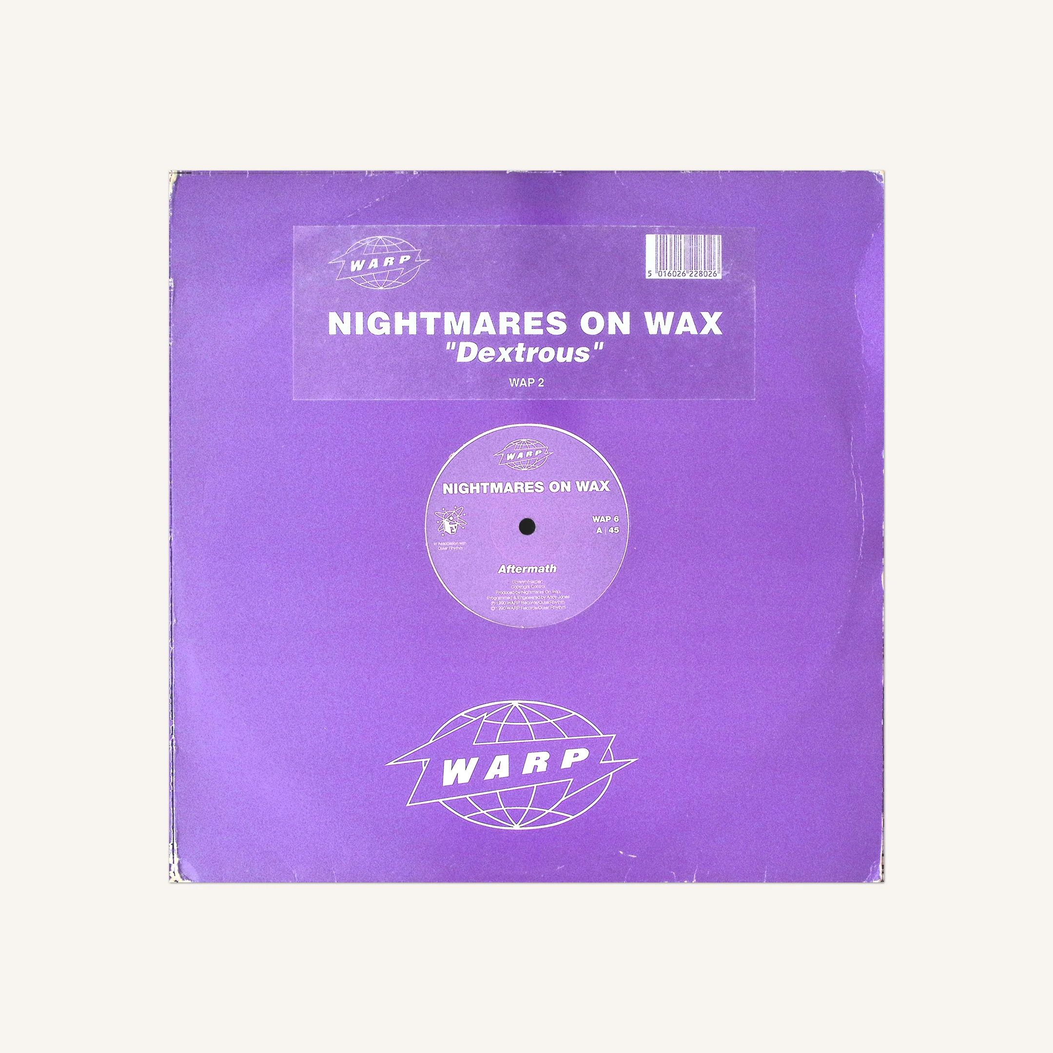 (Signed) Nightmares on Wax – “Dextrous” (Original Copy of the 2nd Ever Warp Release)