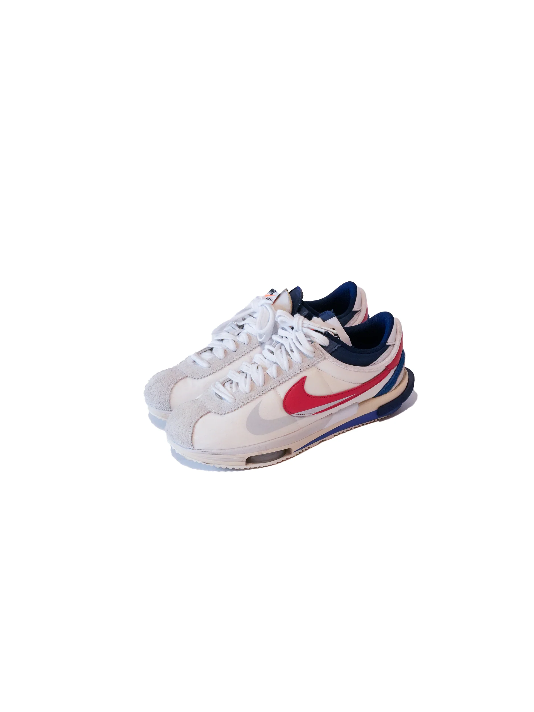 Nike Sacai Trainers (White / Red swoosh)