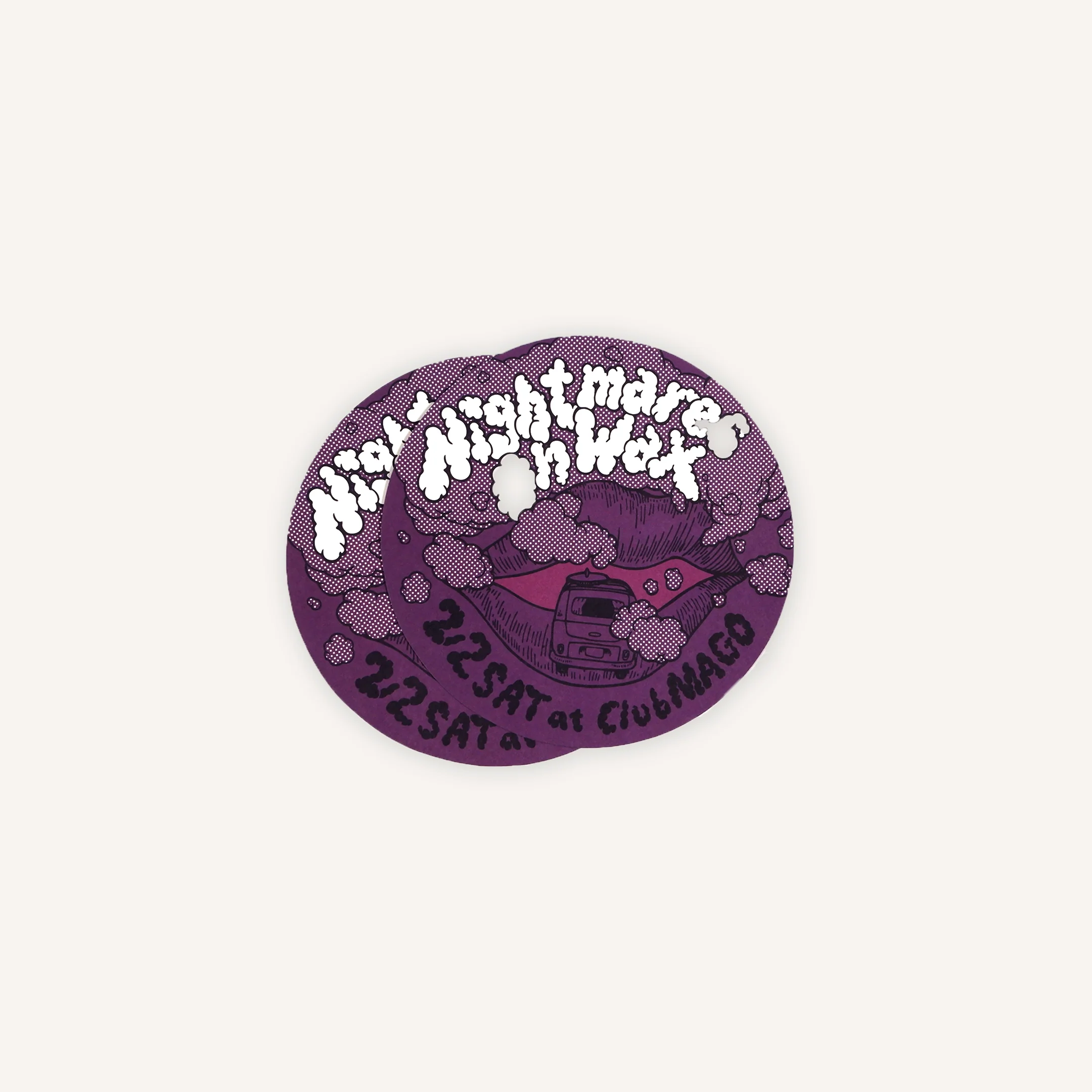 (Signed) NOW Japan Tour Club Flyer Circle / Purple