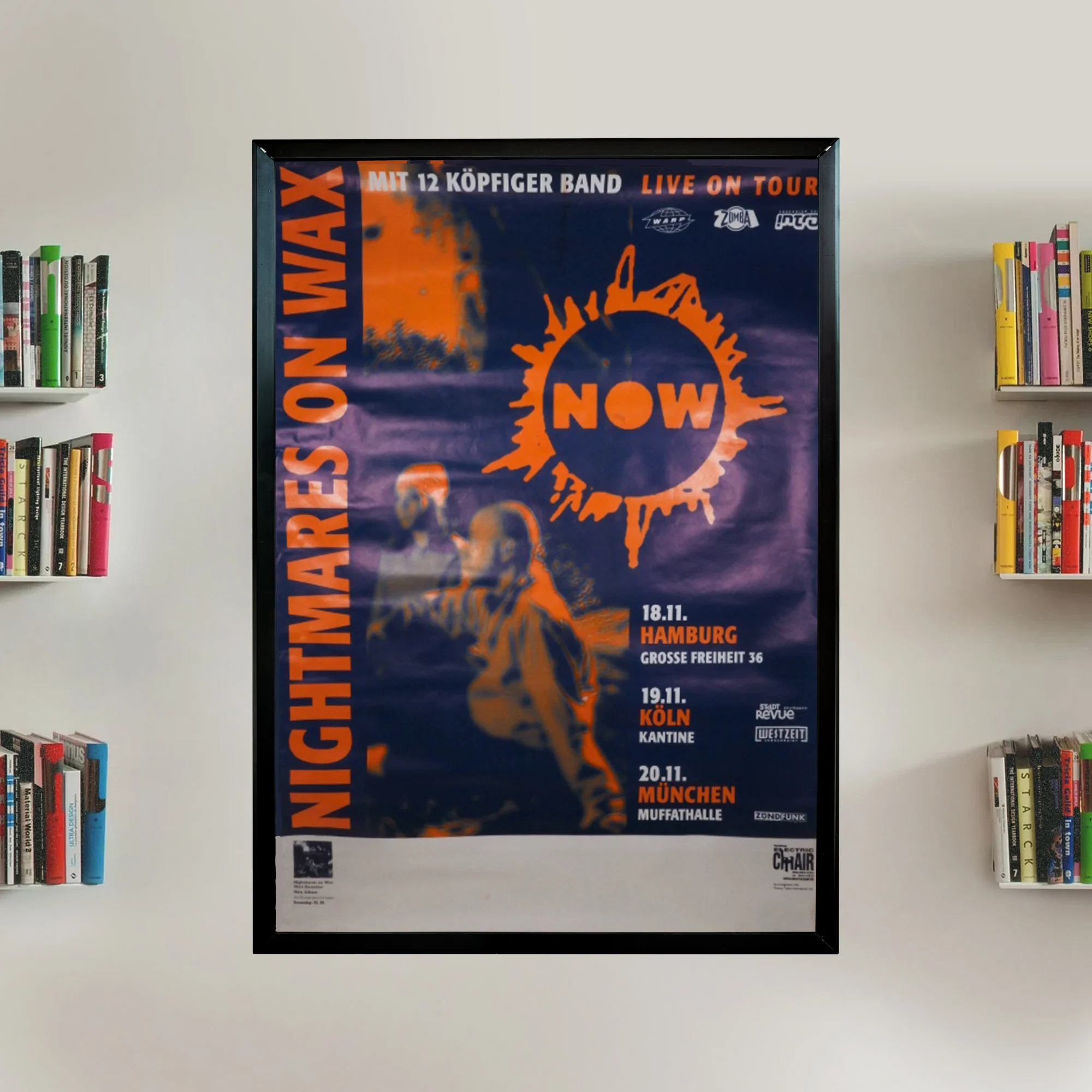 (Signed) NOW Mind Elevation Germany Tour Poster (Blue / Orange A1)
