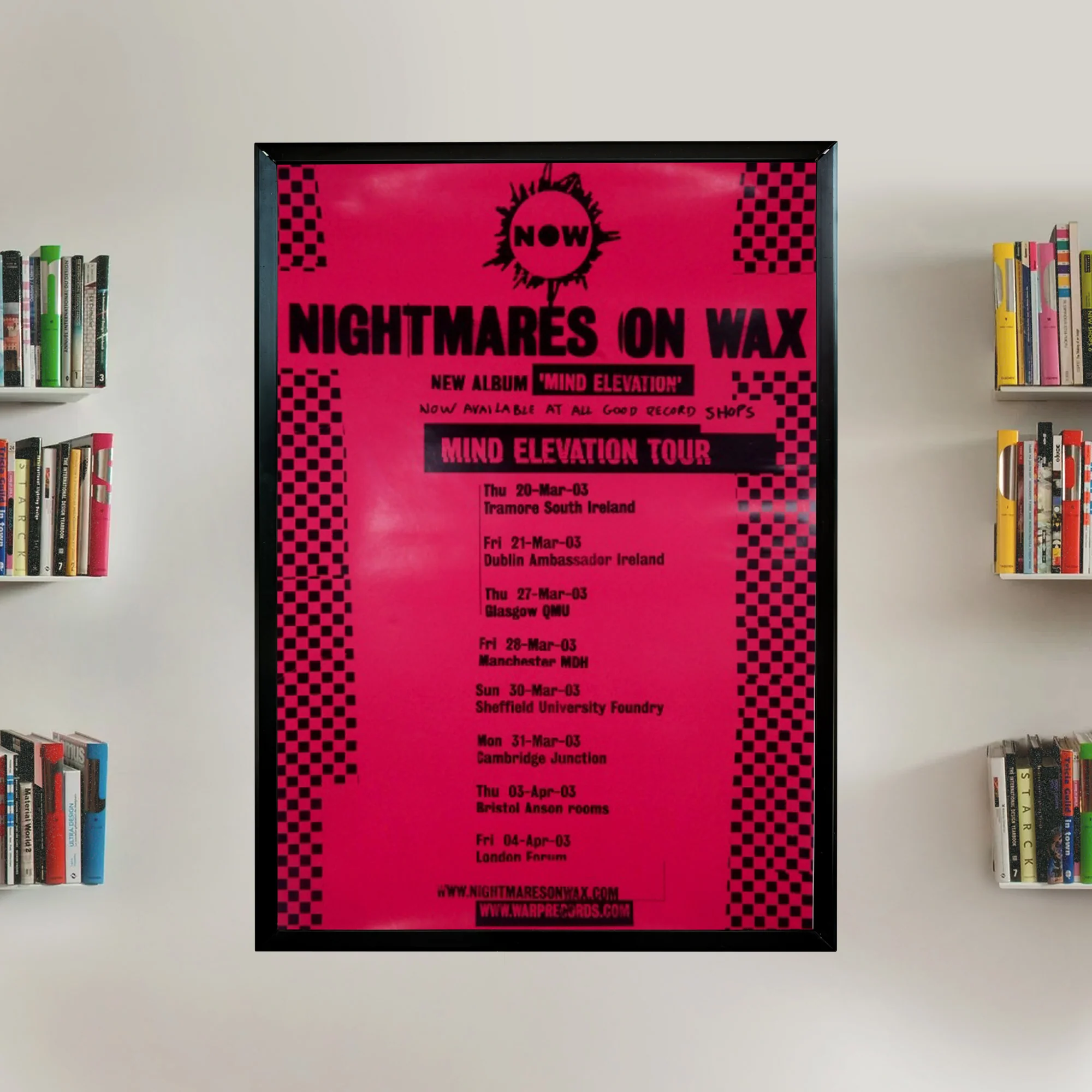 (Signed) NOW Mind Elevation Tour Poster (Pink A3)