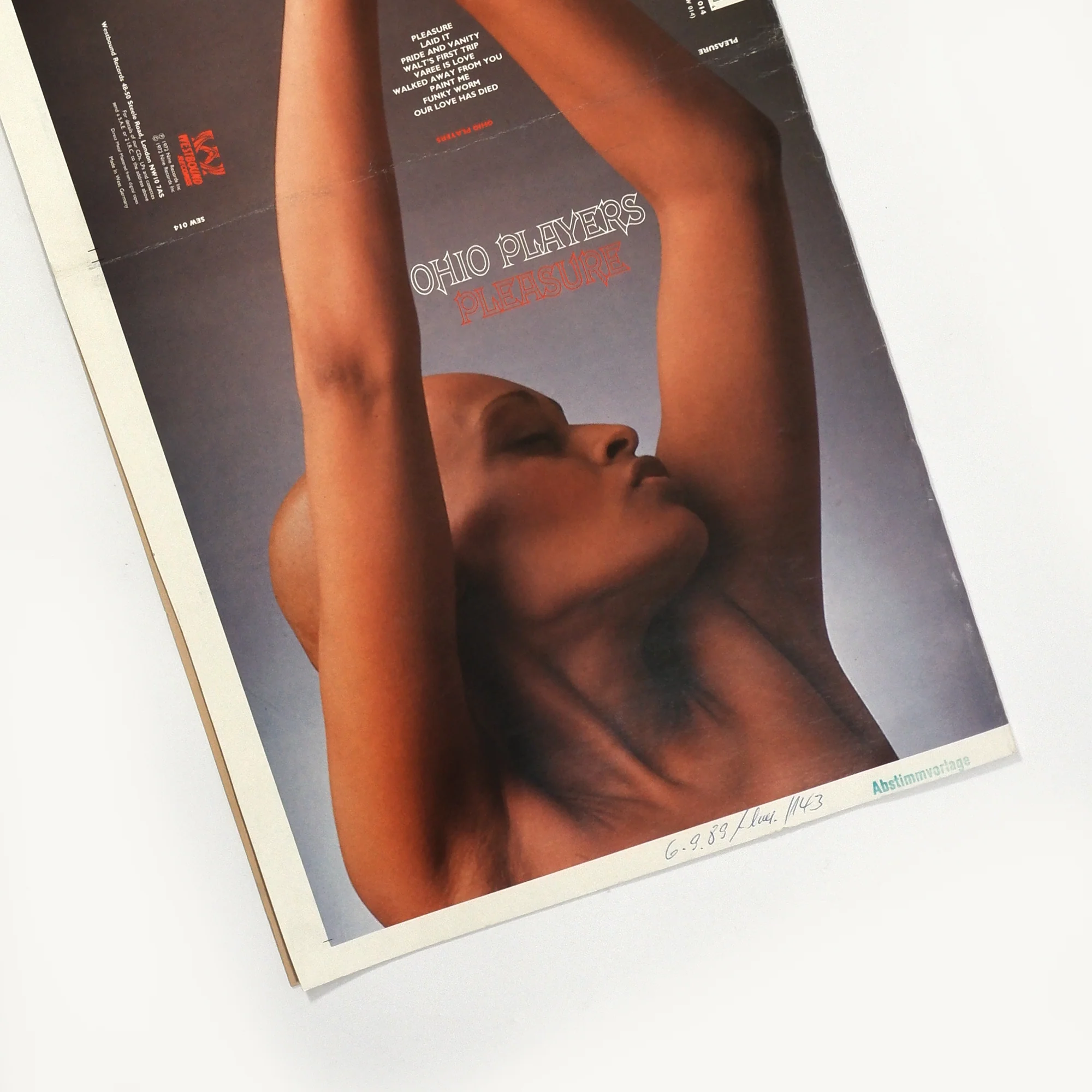 Ohio Players Pleasure - Album Print Test on card - Image 3
