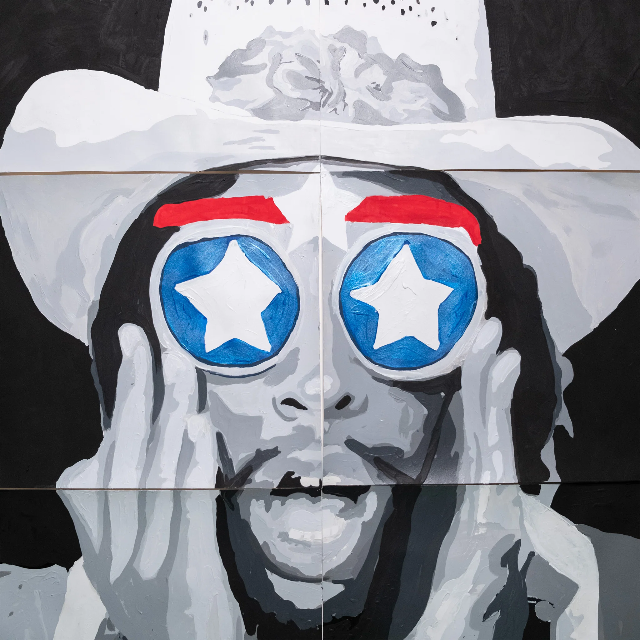 Painted Paper portrait Bootsy Home Alone / 1 of its kind - Image 3