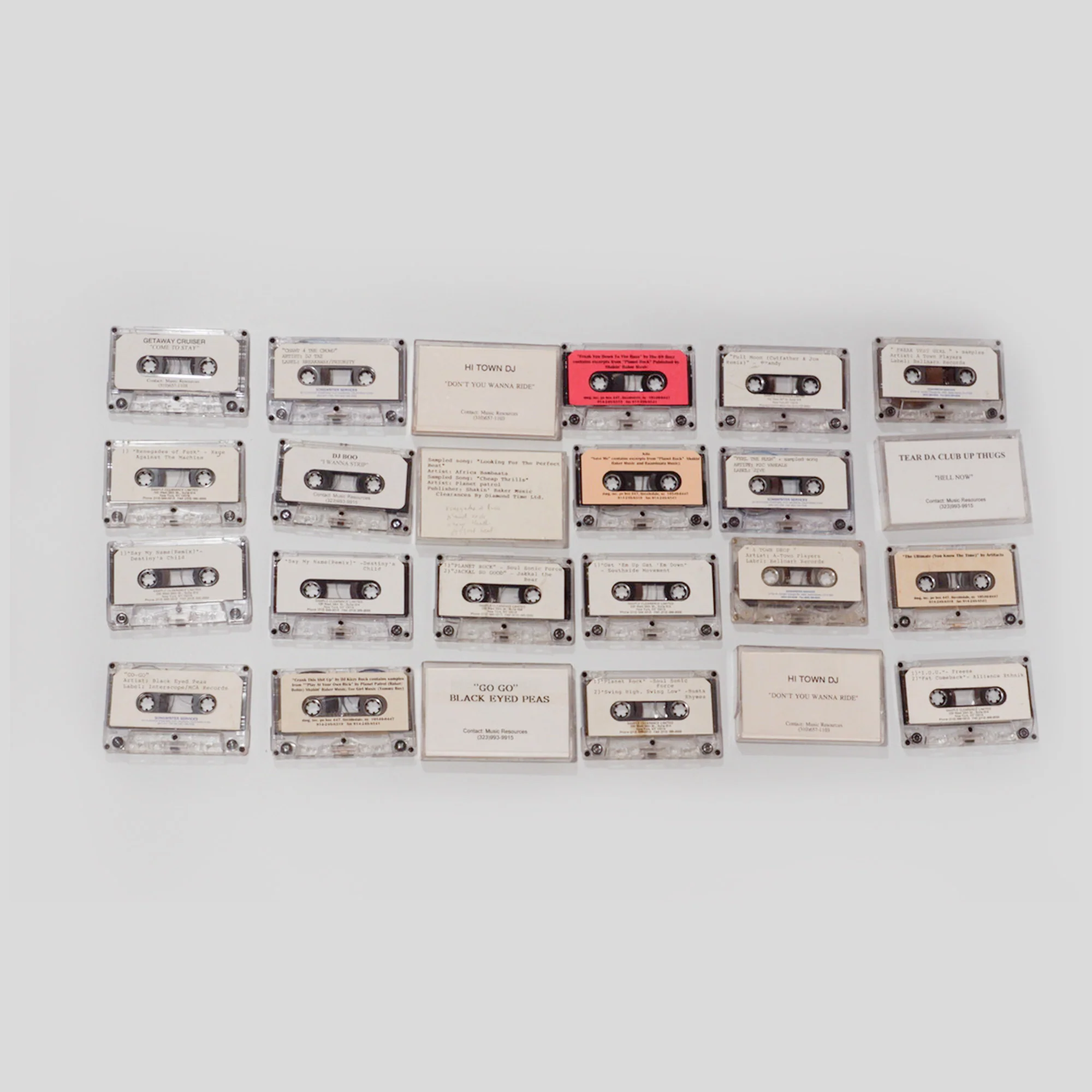 Planet Rock & Perfect Beat – Sample Request Cassette Pack (Various Artists & Labels) - Image 3