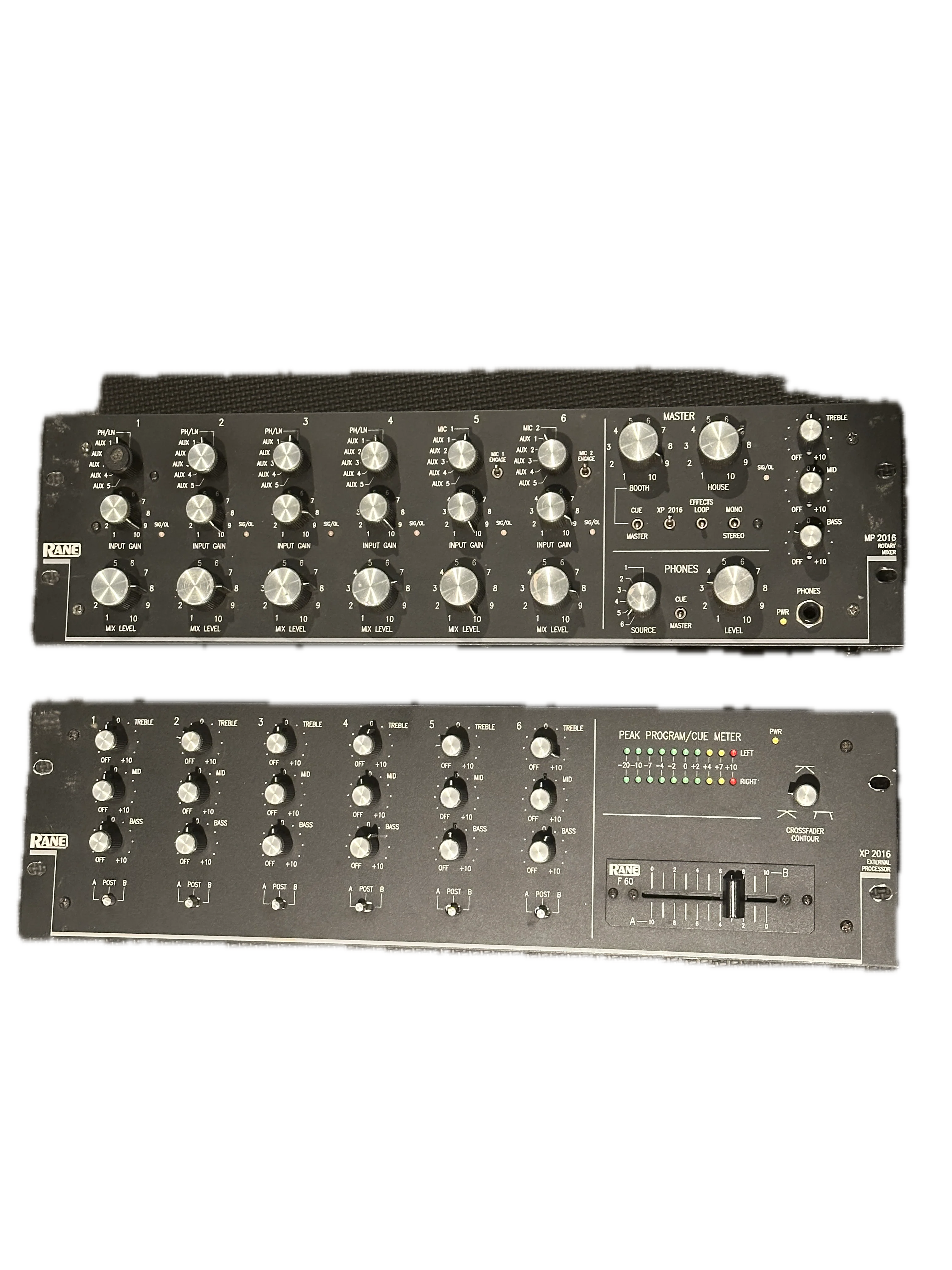 Rane MP 2016 A Rotary Mixer + XP 2016 EQ (Newly fixed)