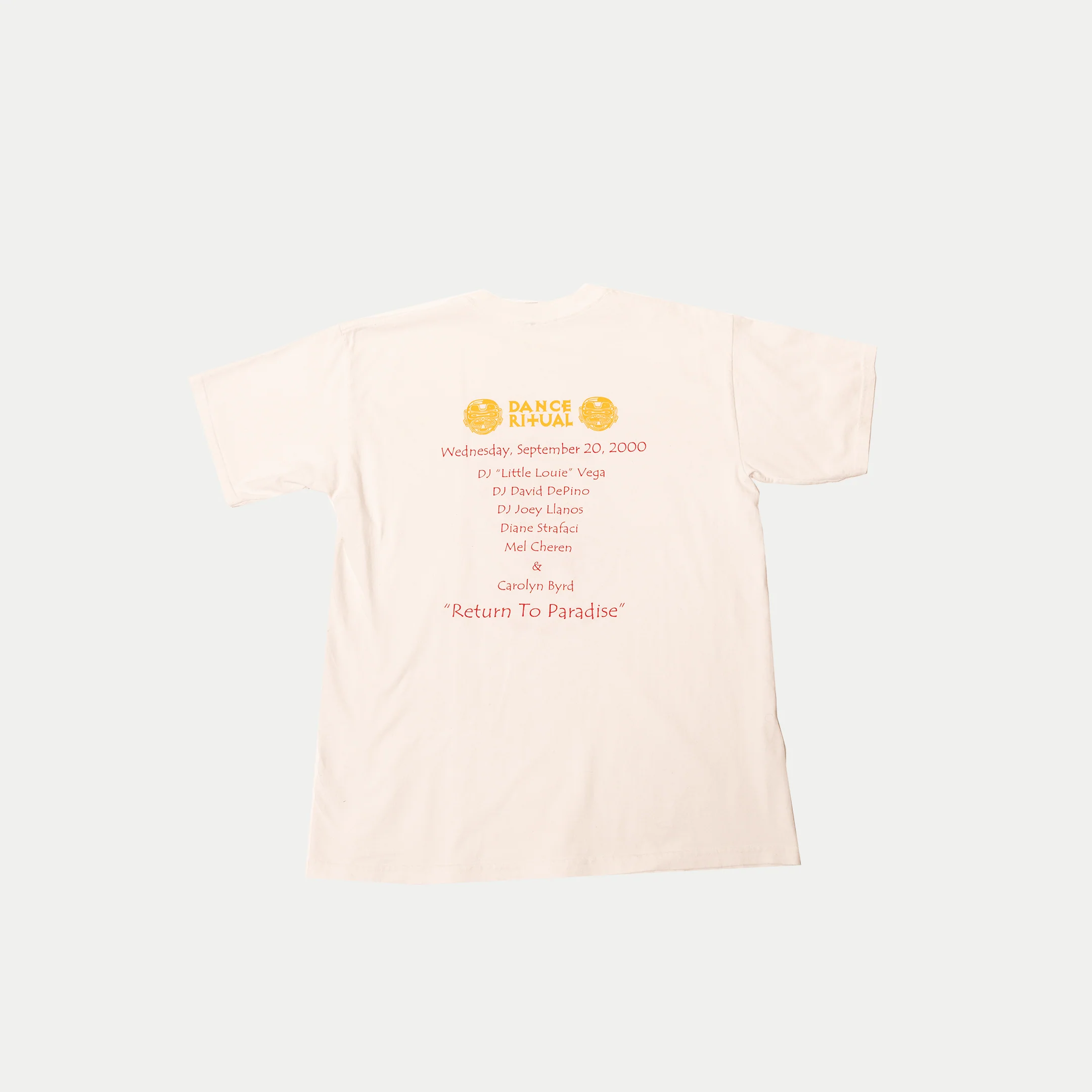 Return to Paradise Tee – Paradise Garage Tribute (circa 2000) - Image 2