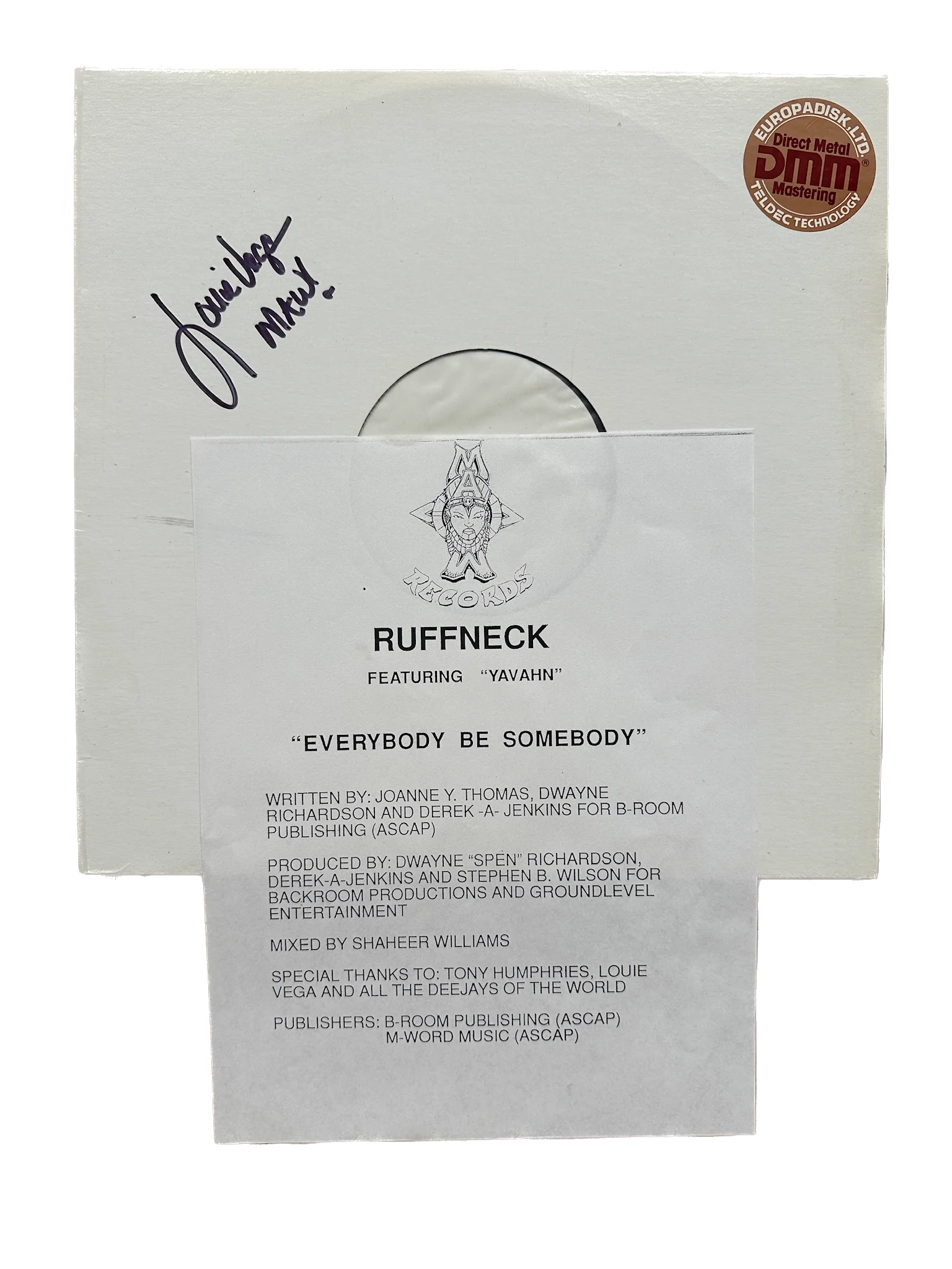 šµ Ruffneck Fest. Yavhan - Everybody Be Somebody (Signed)