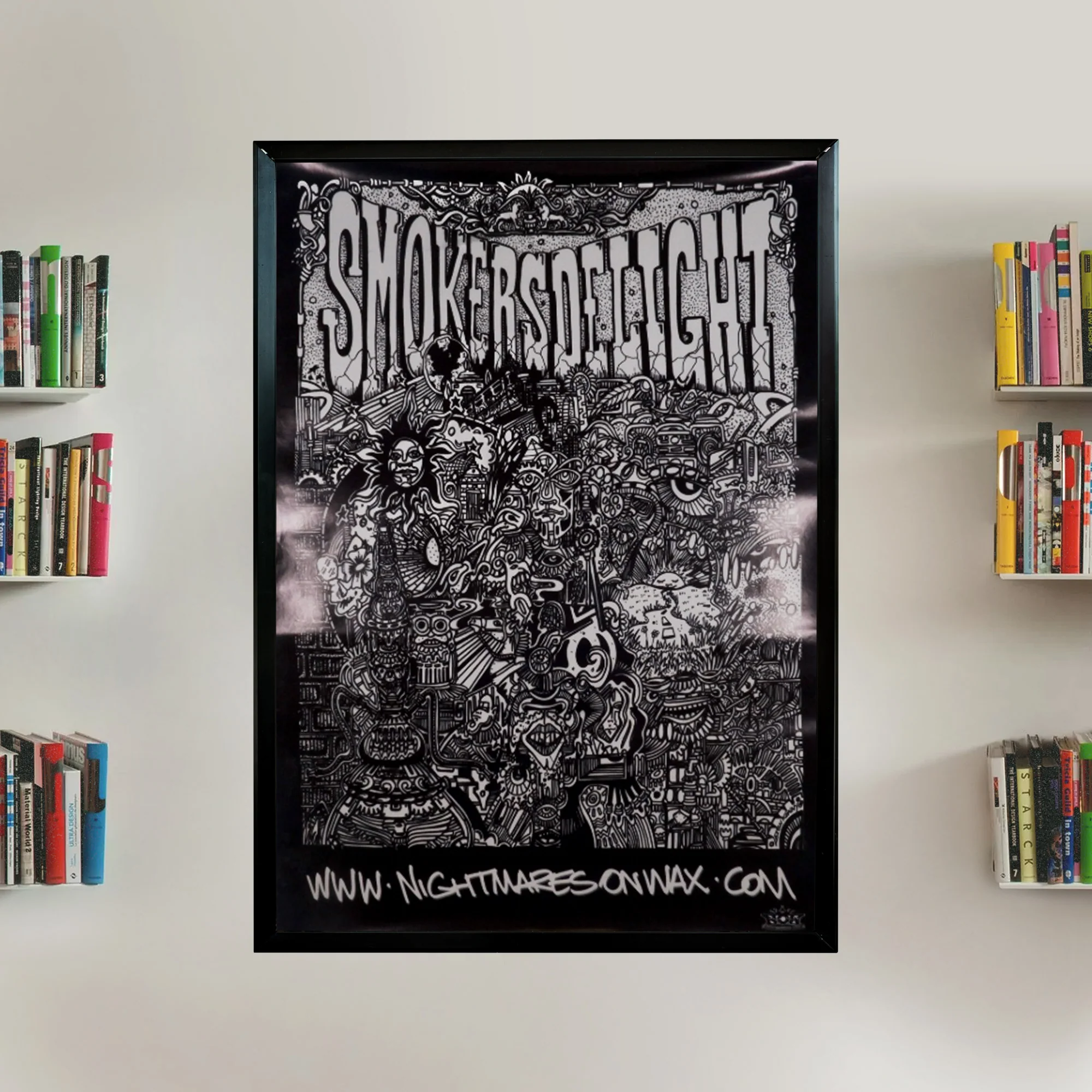 Smokers Delight Promo Poster (B/W A2)