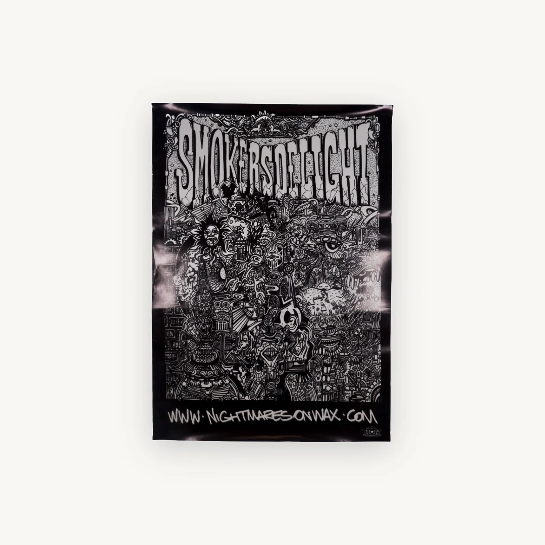 Smokers Delight Promo Poster (B/W A2) - Image 3
