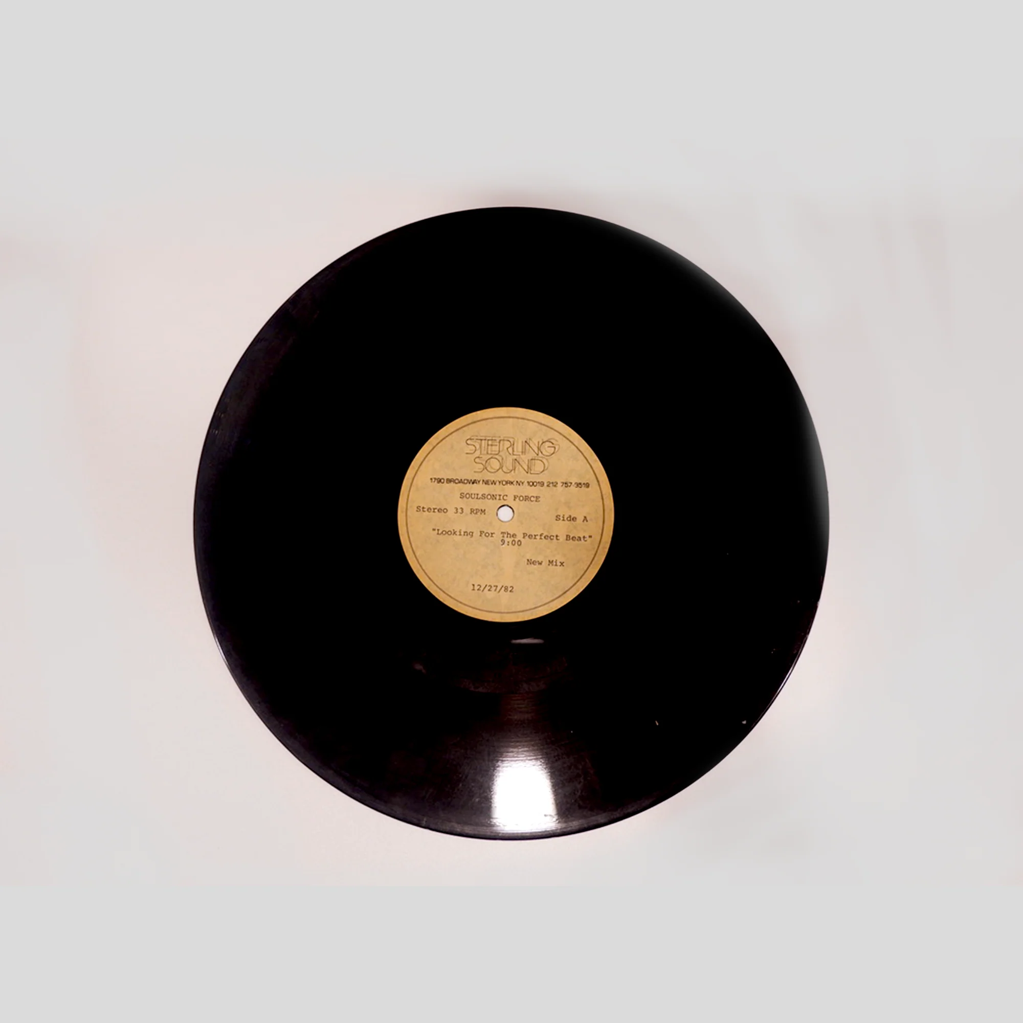 Soulsonic Force 'Looking for the Perfect Beat' 82 (Acetate)