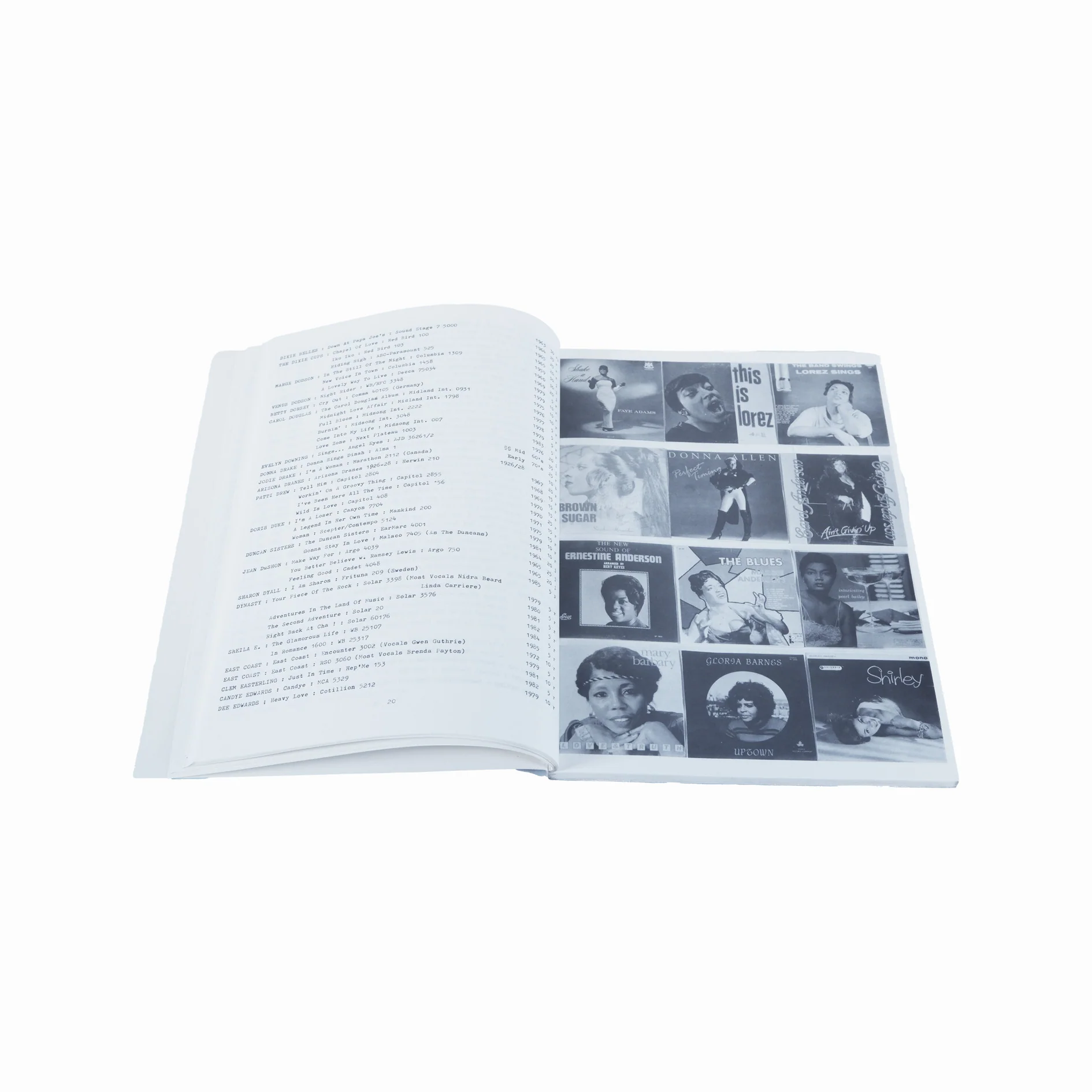 " The Black Female LP's Catalouge & Price Guide" Includes Jazz Soul, Blues, R&B... By Gilles Petard, 1987 - Image 2