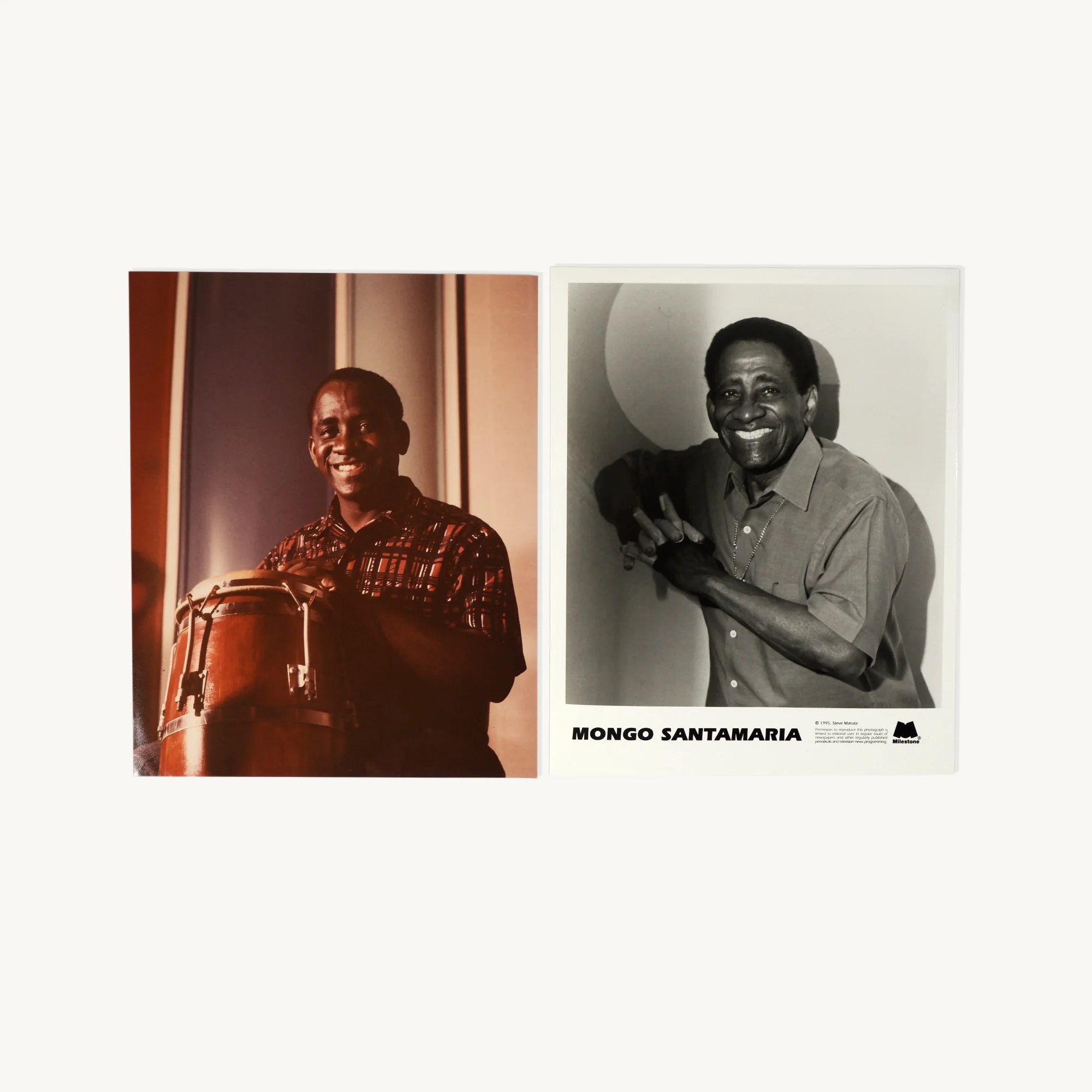 Two Mongo Santamaria Promo Photos - Milsestone record - Image 3