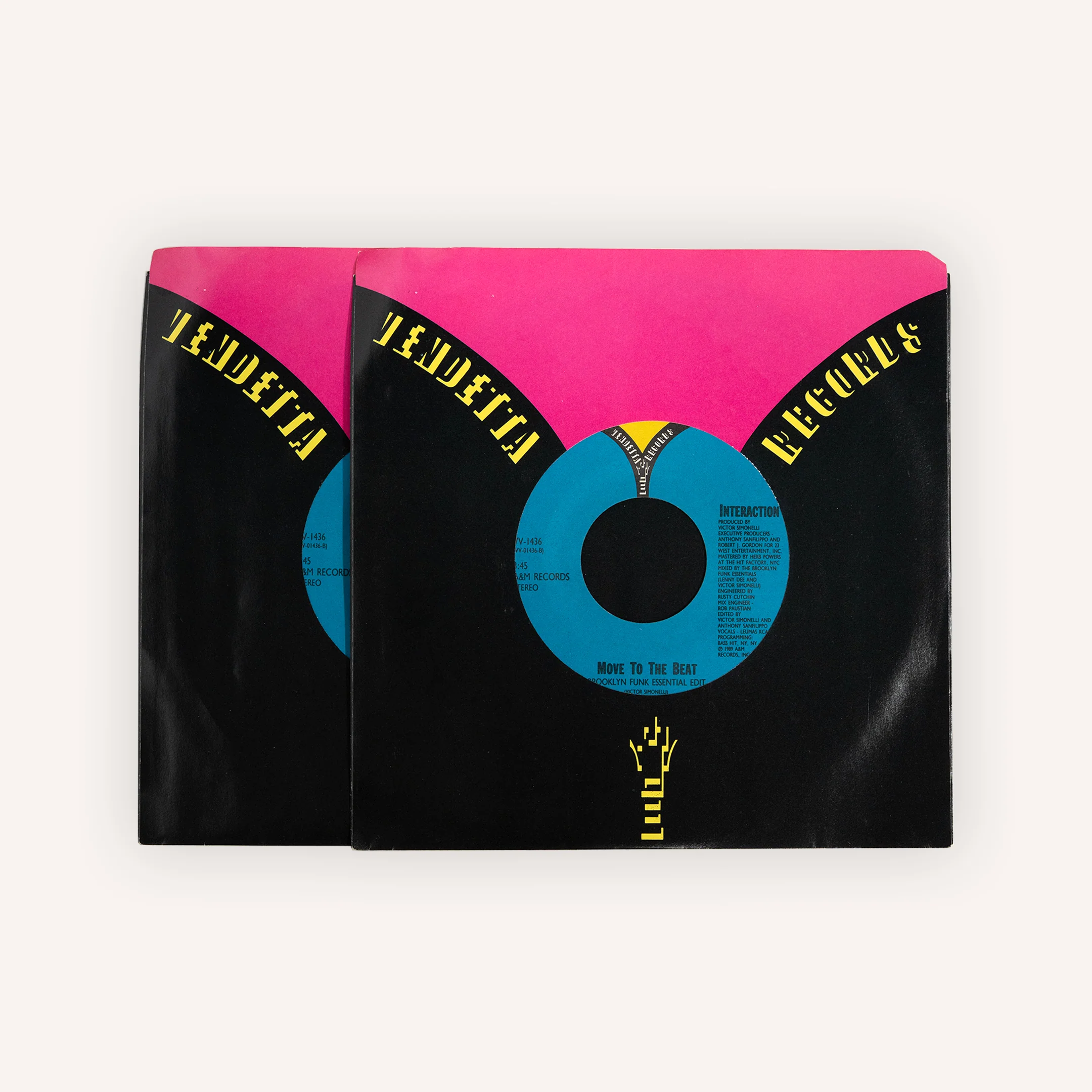 Victor Simonelli – “Move To The Beat” 7” (Vendetta Records) - Image 3