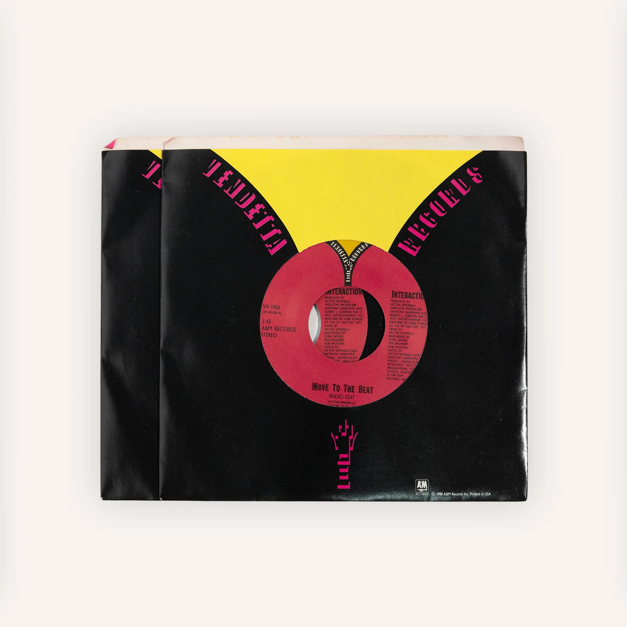 Victor Simonelli – “Move To The Beat” 7” (Vendetta Records) - Image 4
